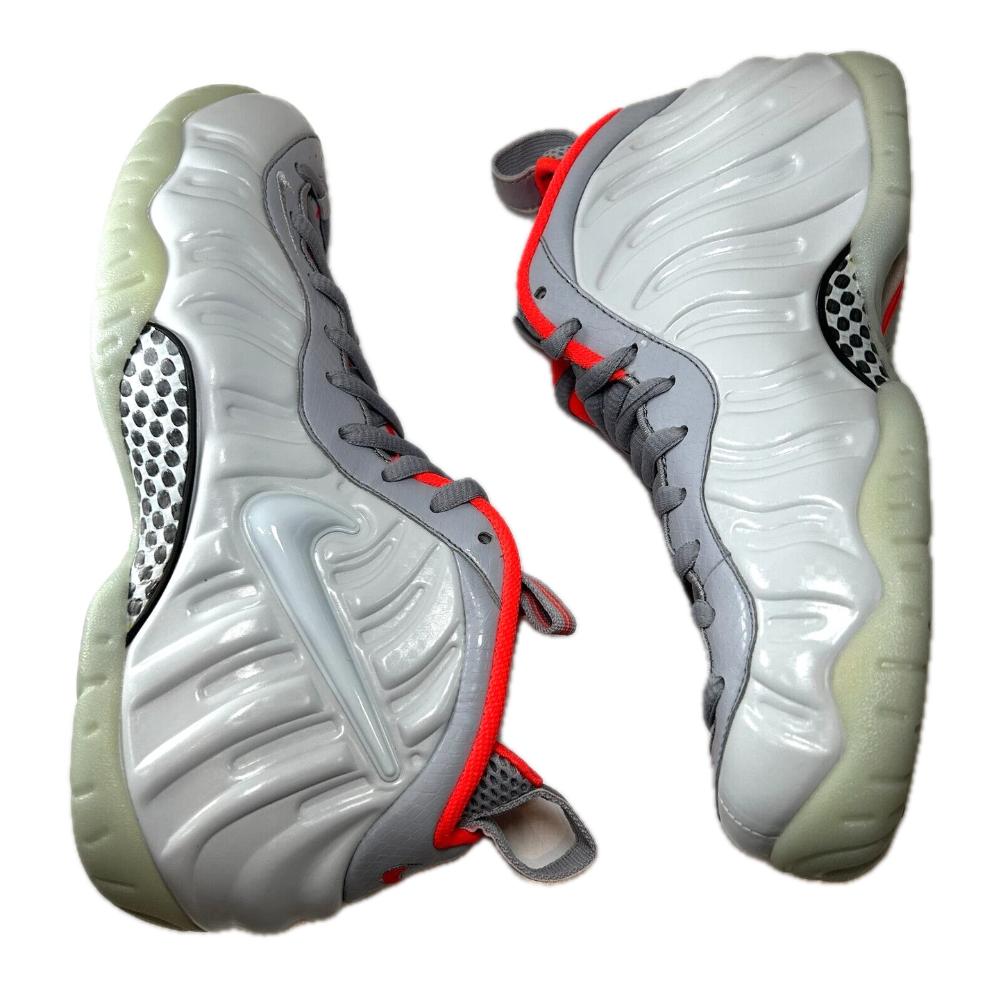 616750 003 Nike Air Foamposite Pro Pure Platinum - 8 M (Yellowing Soles)