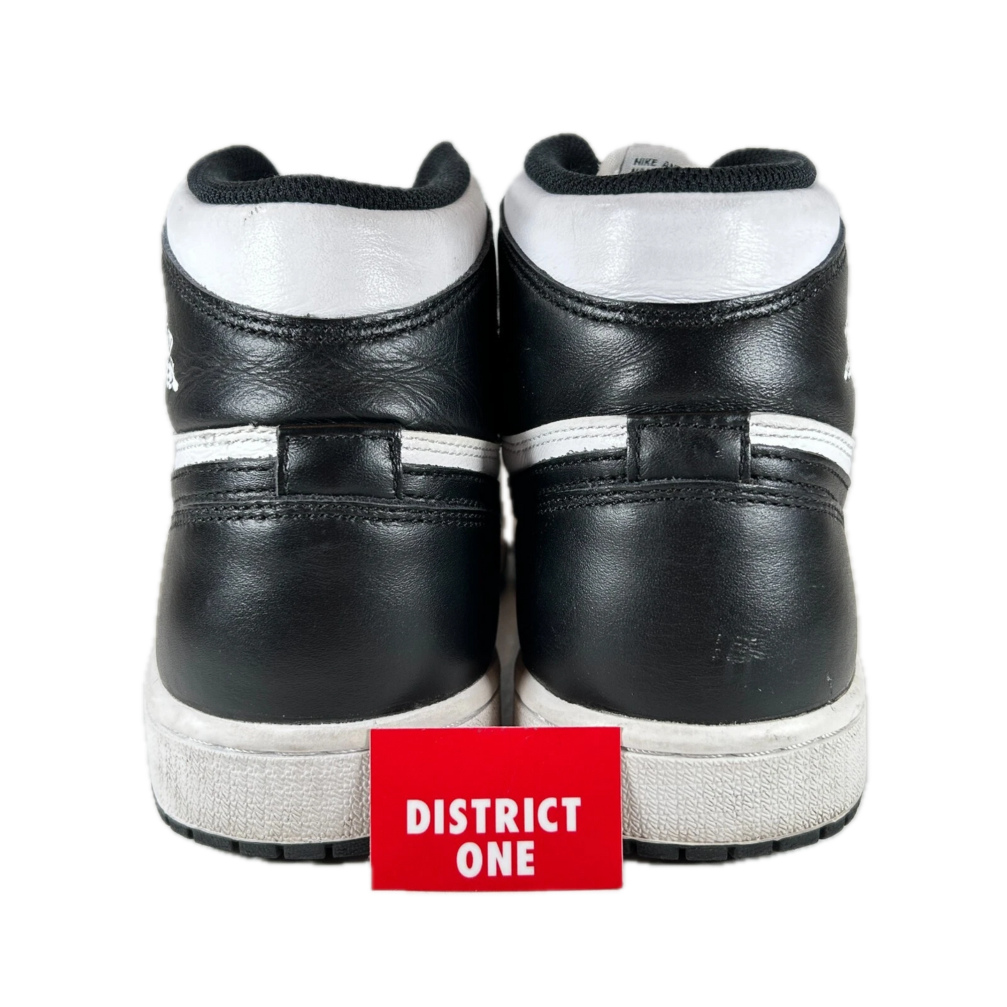 555088 010 Jordan 1 Retro Black White (2014) [USED] - 9.5 M (Used)