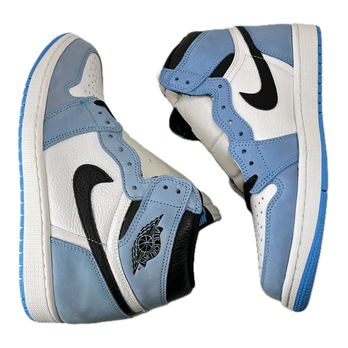 555088 134 Jordan 1 University Blue - 10 M (Left Shoe Discolored) (Replace Box)