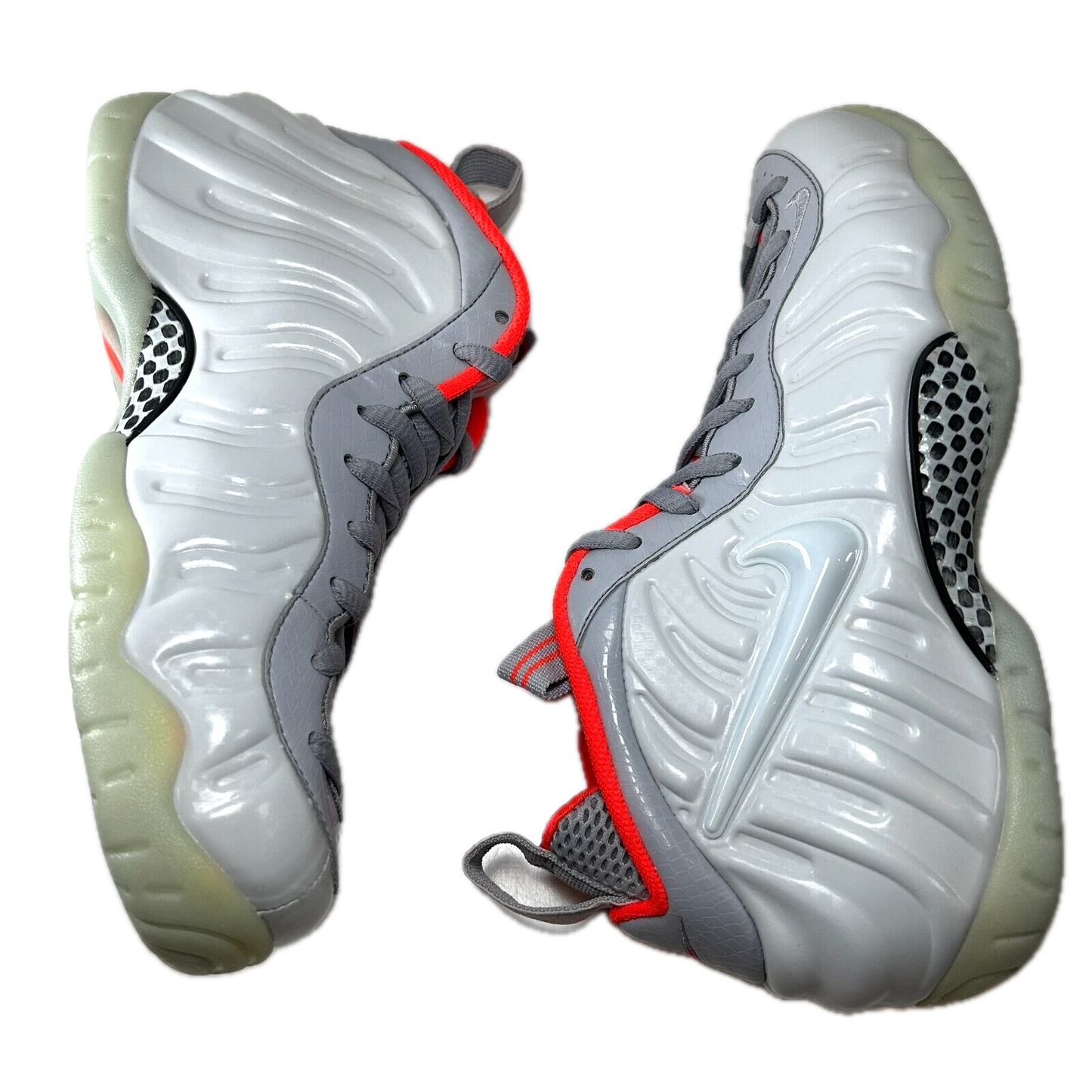 616750 003 Nike Air Foamposite Pro Pure Platinum - 8 M (Yellowing Soles)