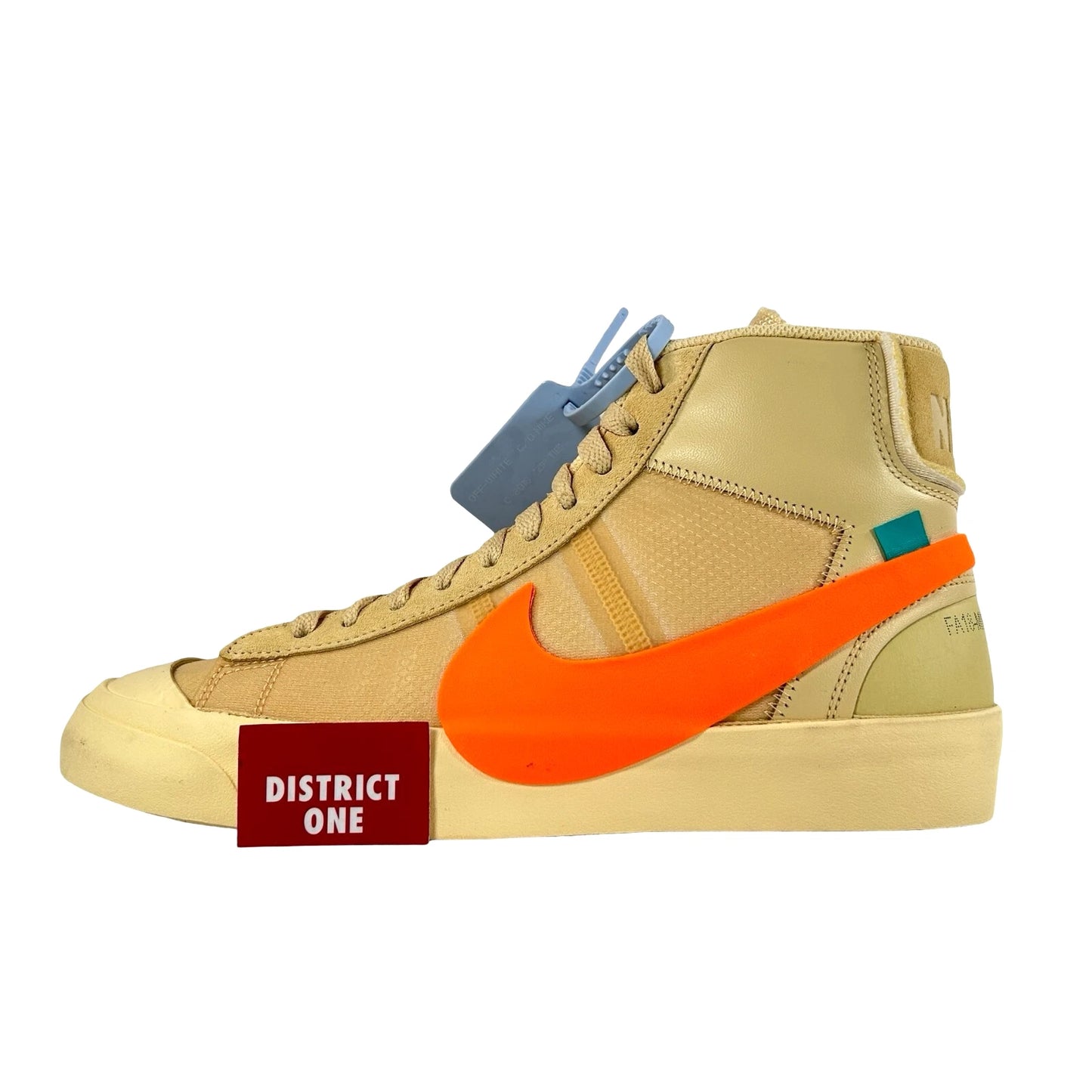 AA3832 700 Nike Blazer Mid Off-White All Hallow's Eve [CONDITIONAL] - 8.5 M (Replace Box) (No Extra Laces)