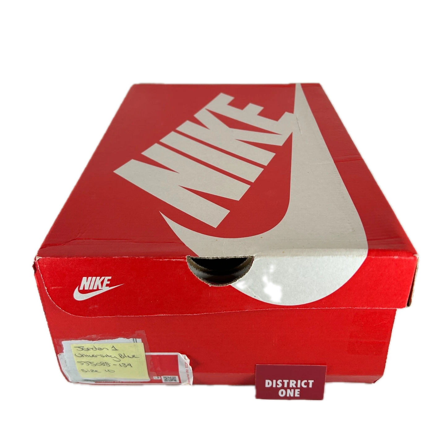 555088 134 Jordan 1 University Blue - 10 M (Left Shoe Discolored) (Replace Box)