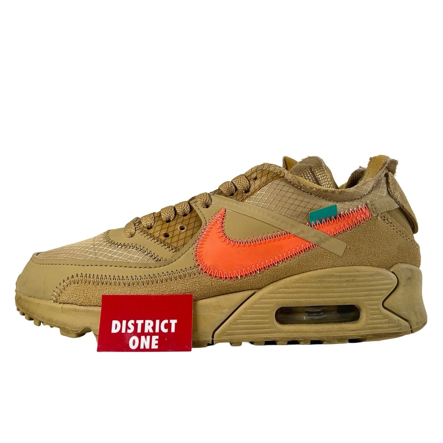 AA7293 200 Nike Air Max 90 Off-White Desert Ore [USED] - 6 M (Used)