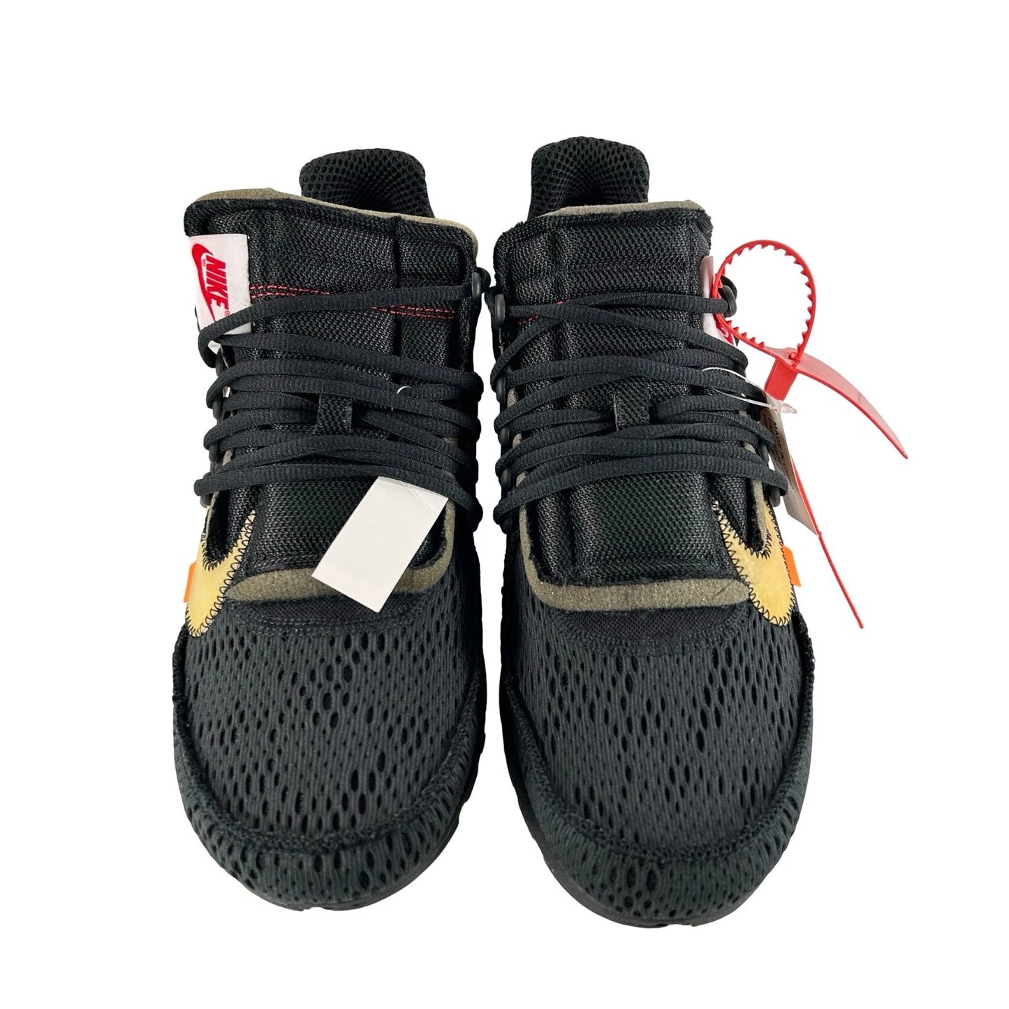AA3830 002 Nike Air Presto Off-White Black - 13 M (Swooshes Yellowing)