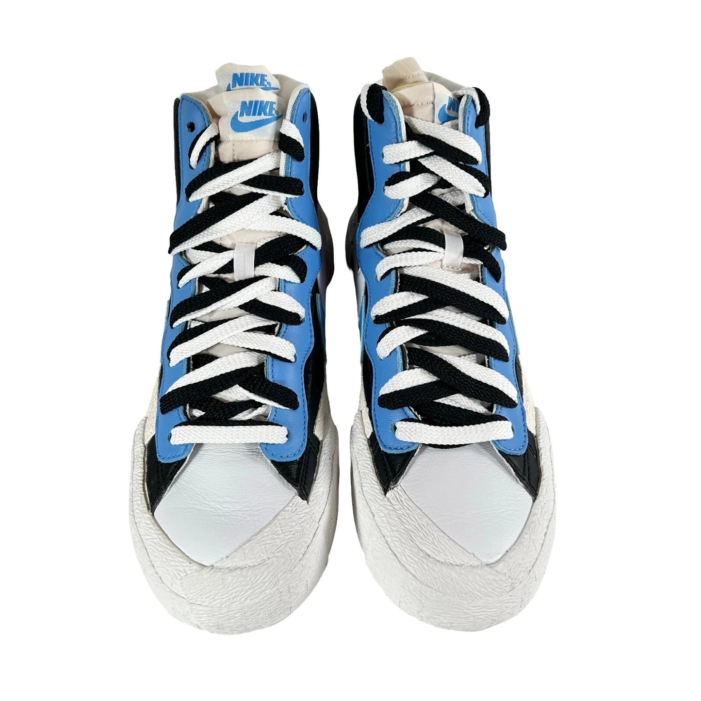 BV0072 001 Nike Blazer Mid sacai White Black Legend Blue - 8.5 M (Midsoles Yellowing)