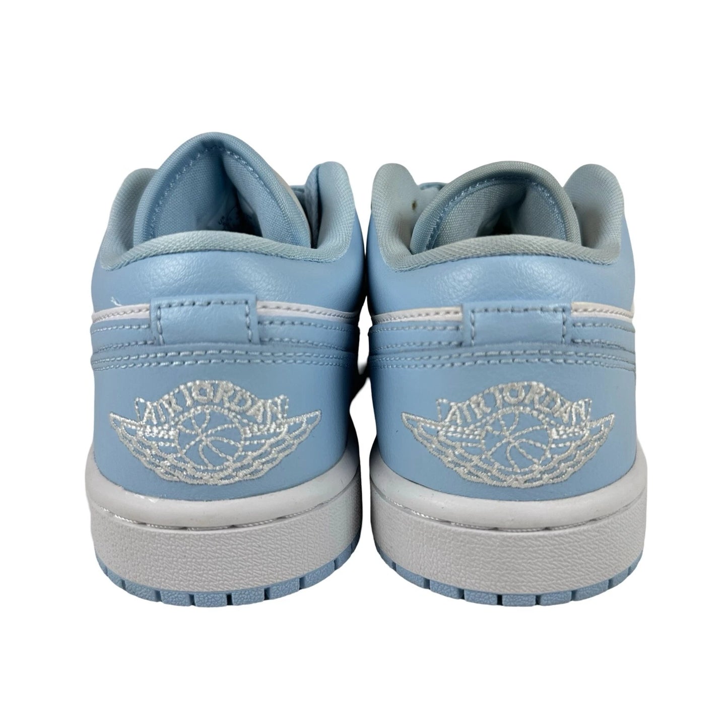 DC0774 141 Jordan 1 Low White Ice Blue (Women's) [CONDITIONAL] - 5 W (Right Shoe Yellowing)
