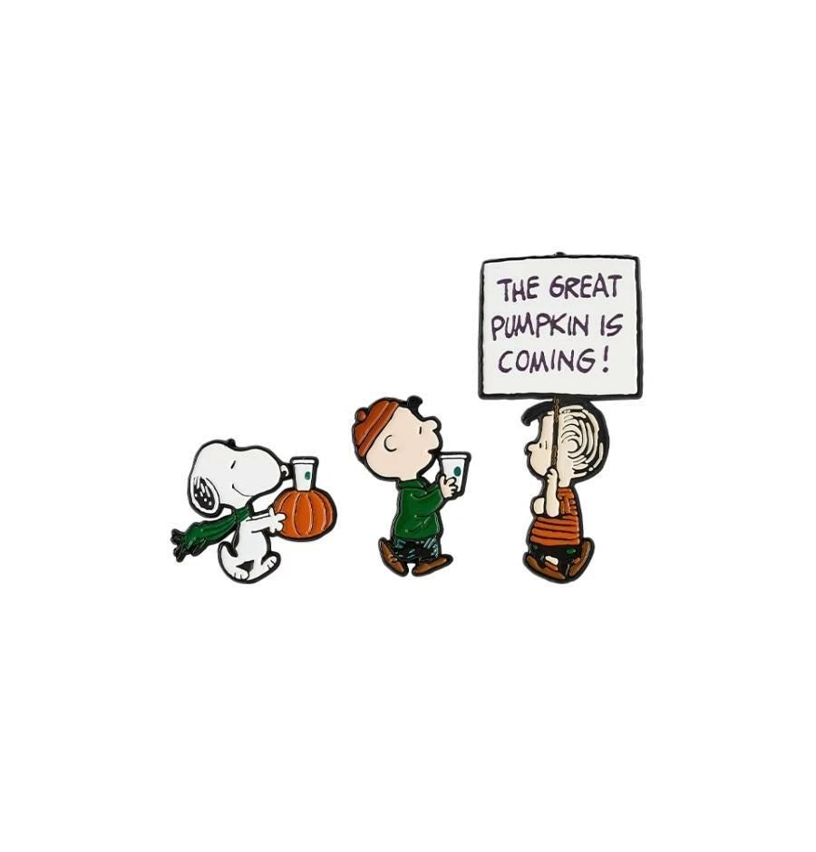 Starbucks x Peanuts Snoopy Enamel Pin Set