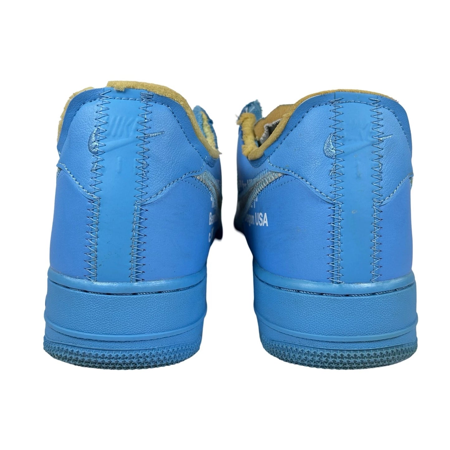 CI1173 400 Off White Nike Air Force 1 Low '07 MCA University Blue [USED] - 11 M (Used) (Replace Box)