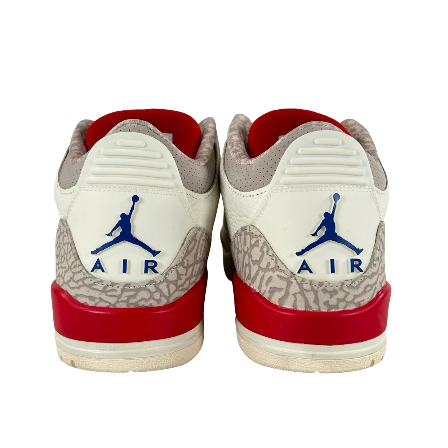 136064 140 Air Jordan 3 Retro International Flight - 8.5 M (Soles Yellowing) (Replace Box)