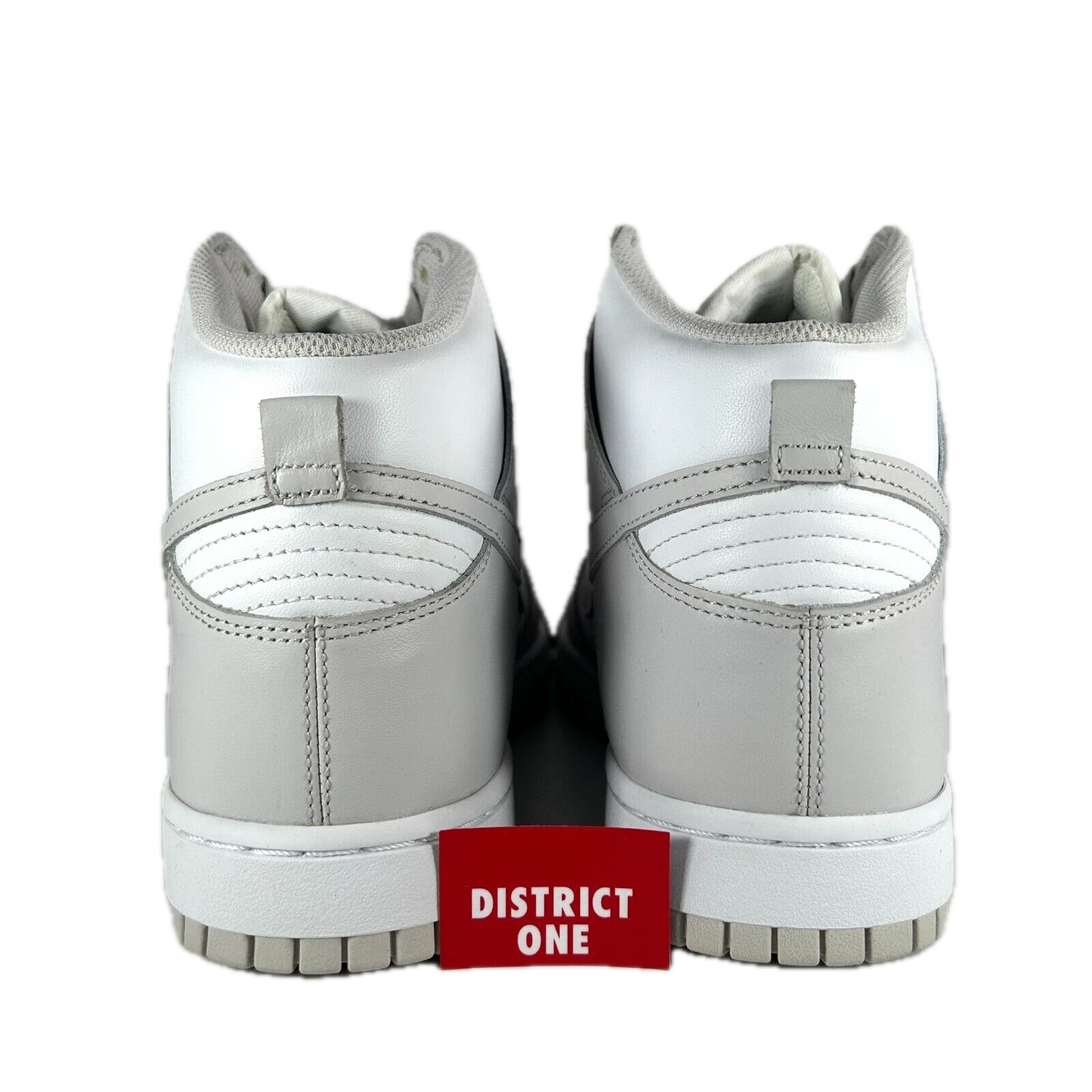 DD1399 100 Nike Dunk High Retro White Vast Grey (2021) [CONDITIONAL] - 12 M (Mark on Tongue) (Damaged Box)