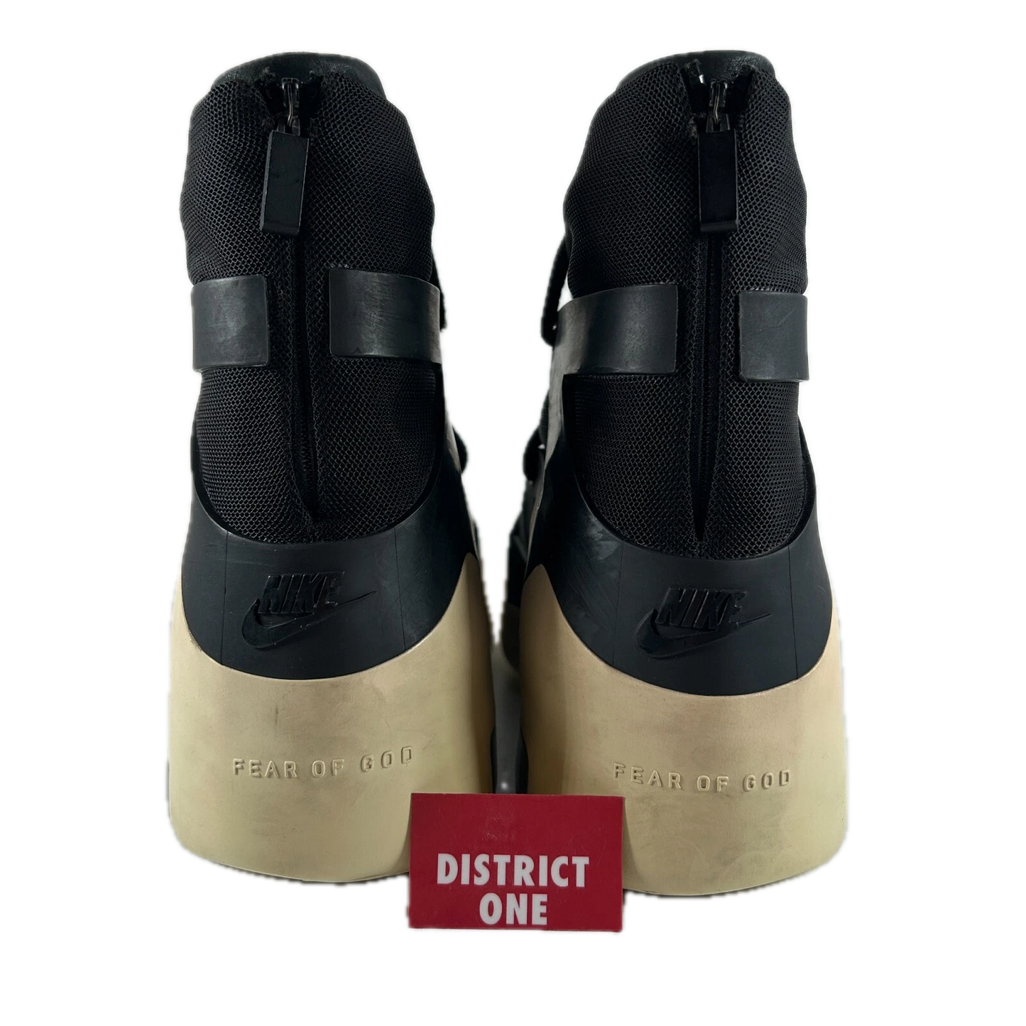 AR4237 001 Nike Air Fear Of God 1 Black [USED] - 10 M (Used)