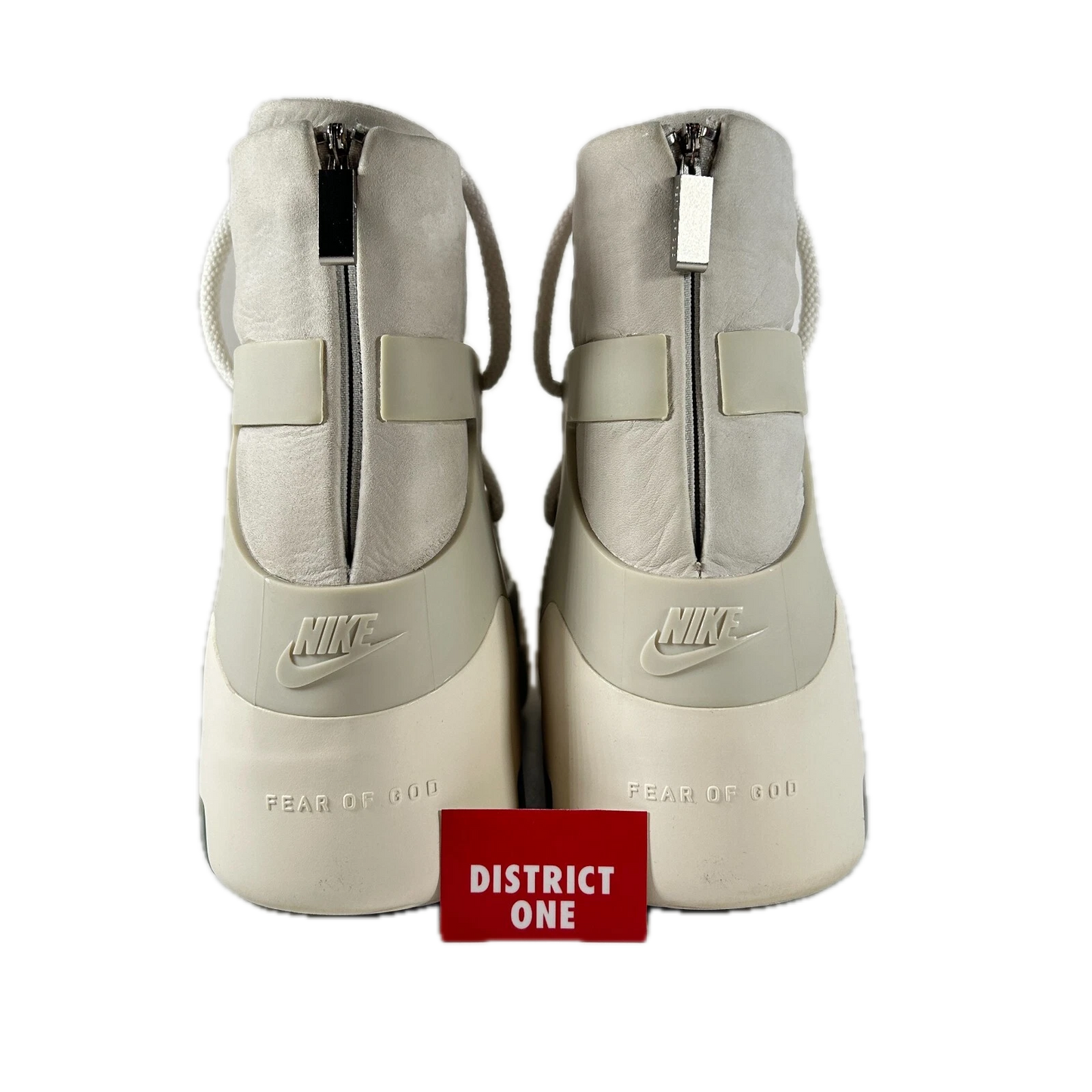 AR4237 002 Nike Air Fear Of God 1 Light Bone [USED] - 10 M (Used)