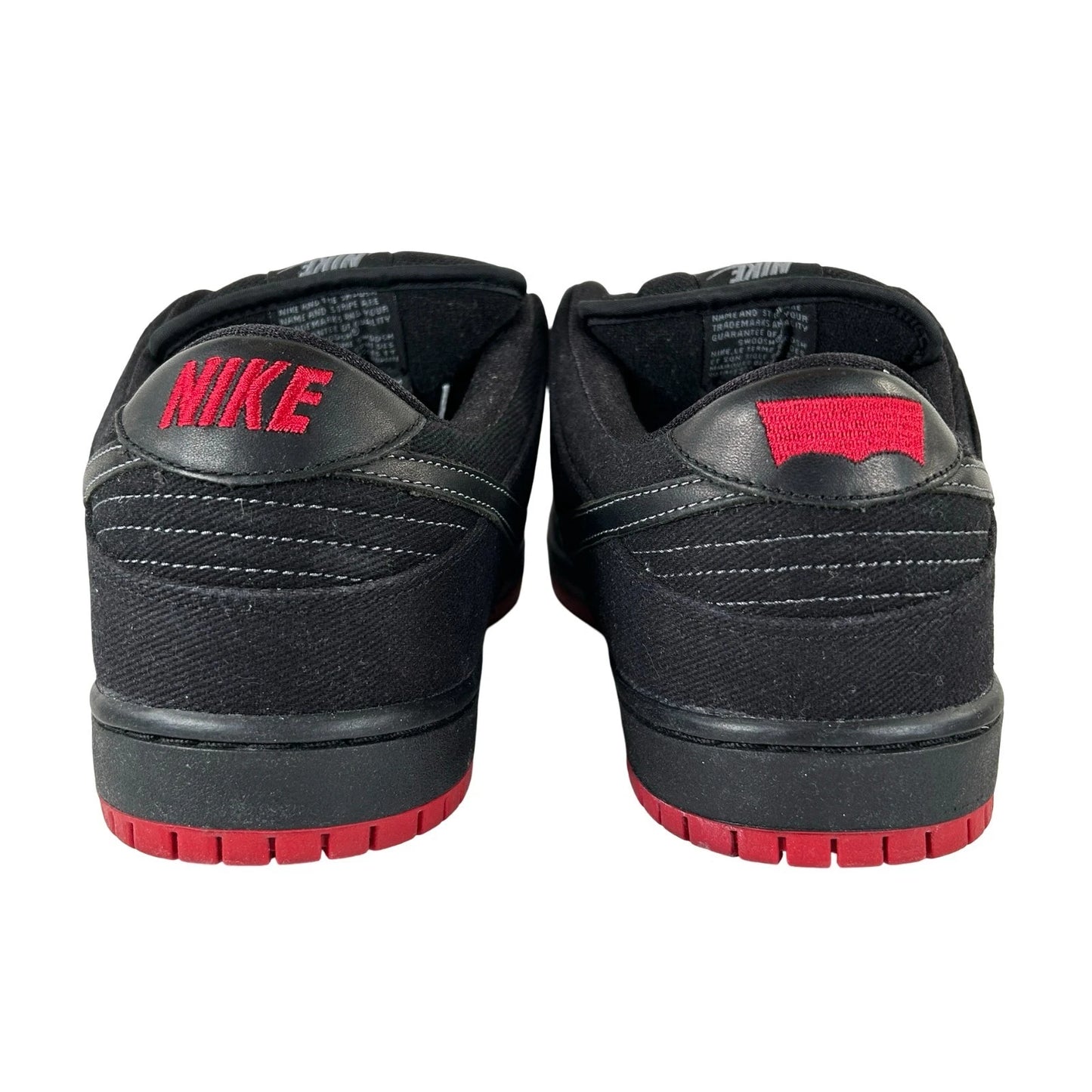 573901 001 Nike SB Dunk Low Levis Black Denim [USED] - 13 M (Used)