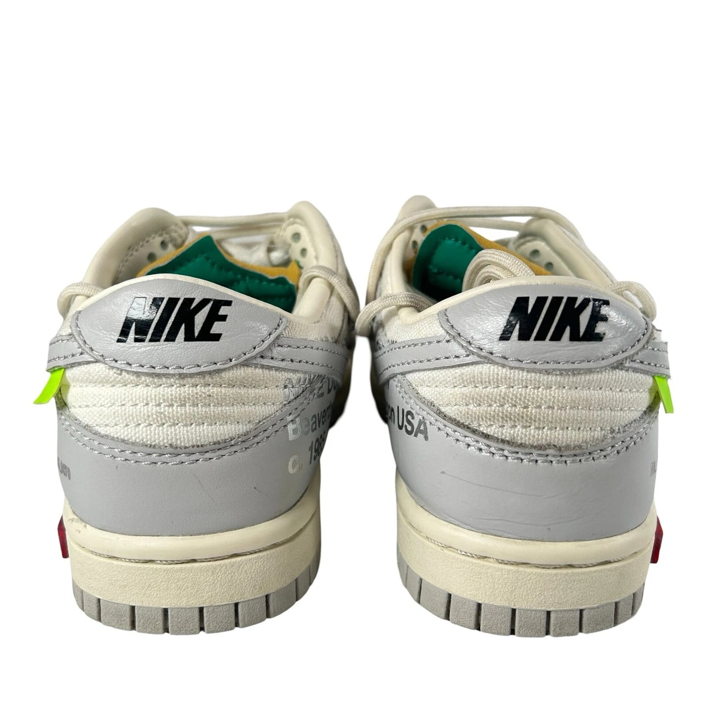 DM1602 121 Nike Dunk Low Off-White Lot 25 [USED] - 4 M (Used)