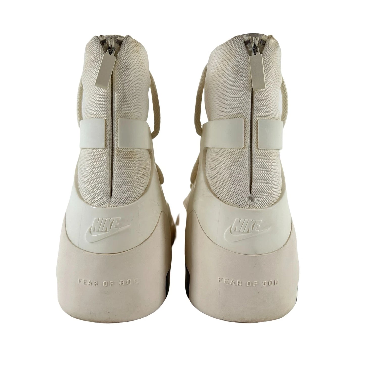 AR4237 100 Nike Air Fear Of God 1 Sail Black [USED] - 9 M (Used)