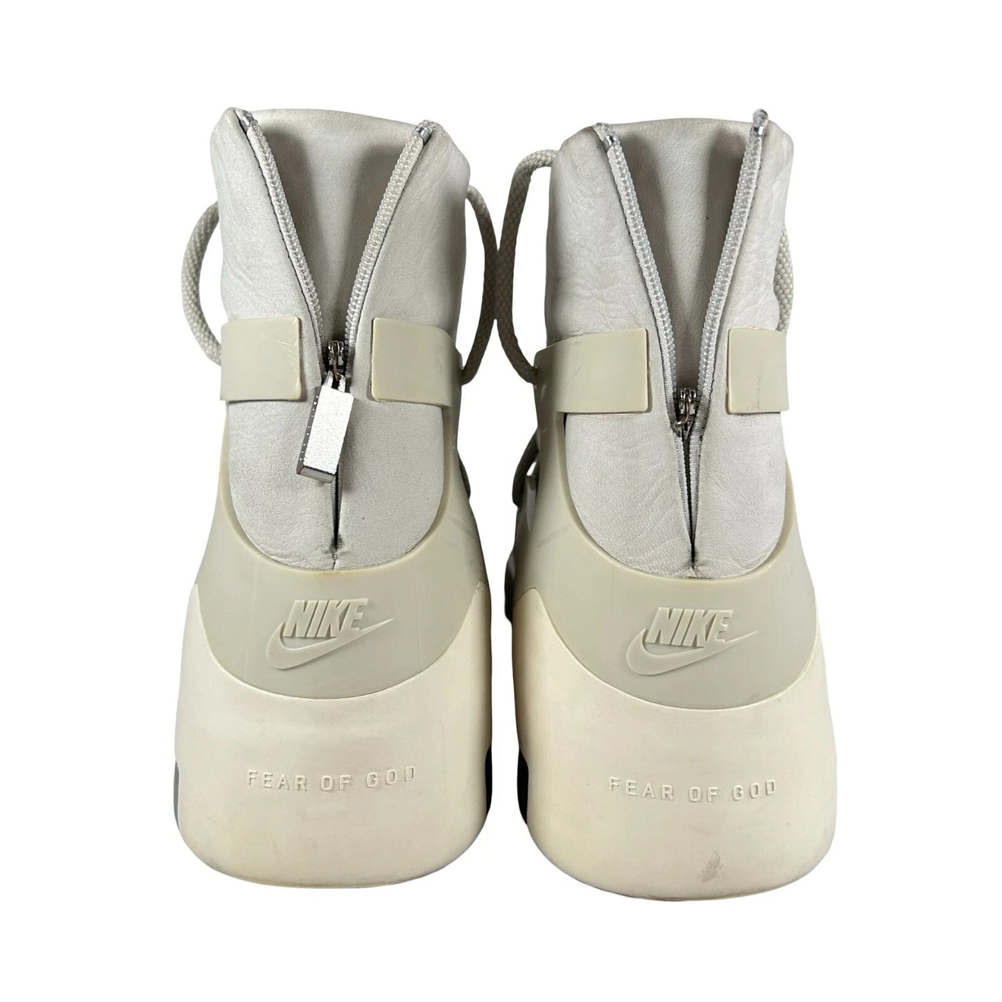 AR4237 002 Nike Air Fear Of God 1 Light Bone [USED] - 8.5 M (Used) (Replace Box)