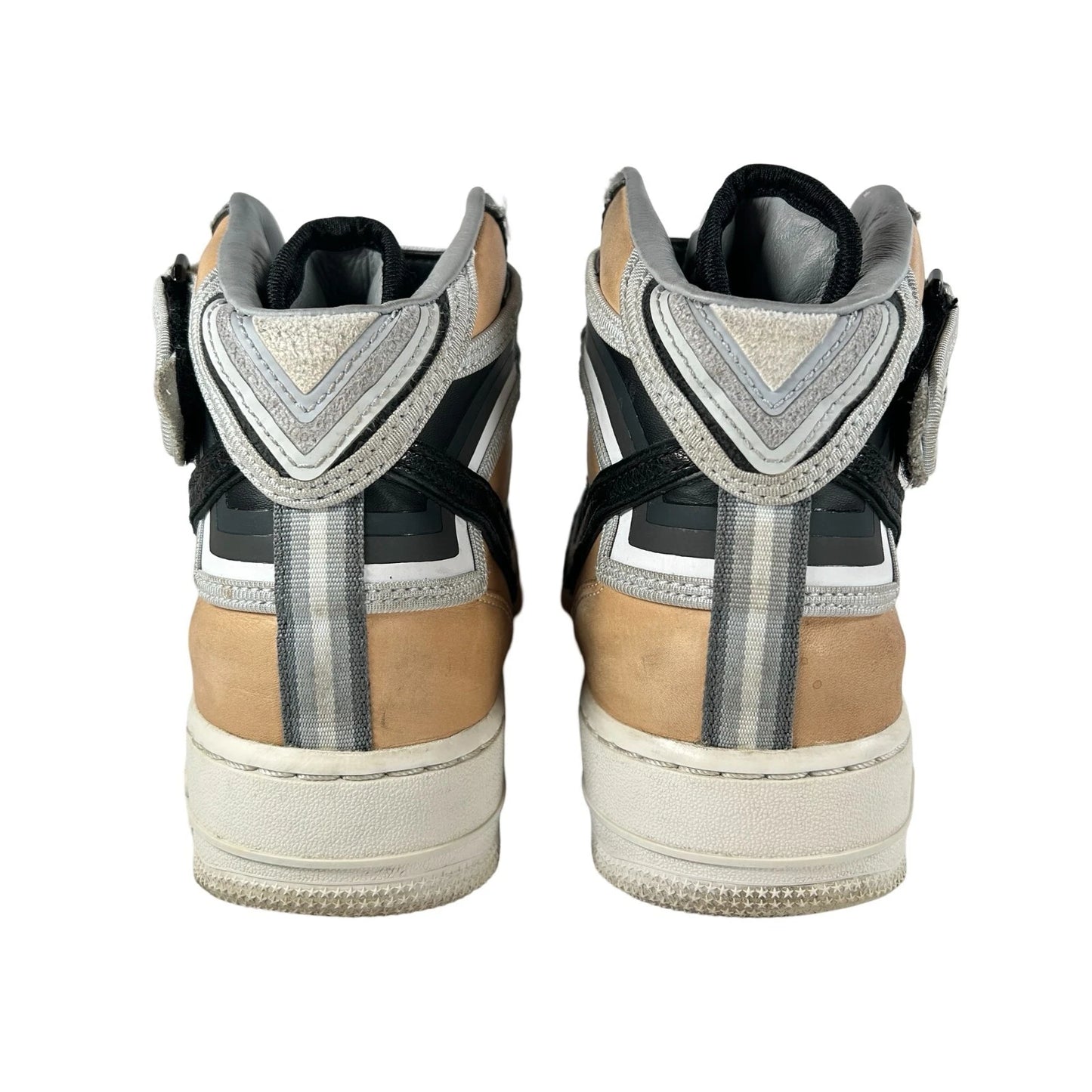 677130 200 Nike Air Force 1 Mid Tisci Tan [USED] - 5 M (Used)