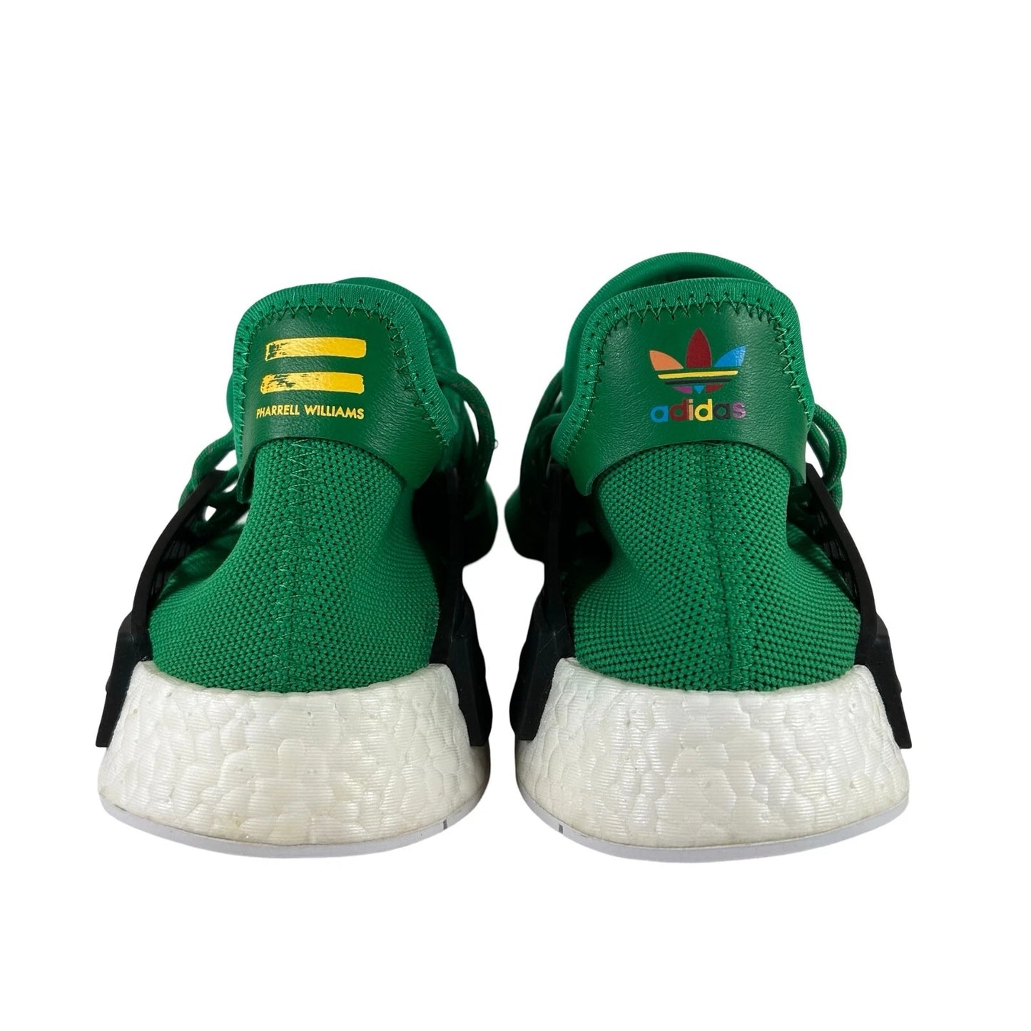 BB0620 adidas NMD R1 Pharrell HU Green - 8 M (Midsoles Yellowing2)