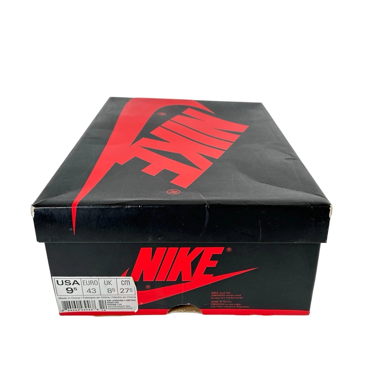 555088 114 Jordan 1 Retro High OG Sail [USED] - 9.5 M (Used)