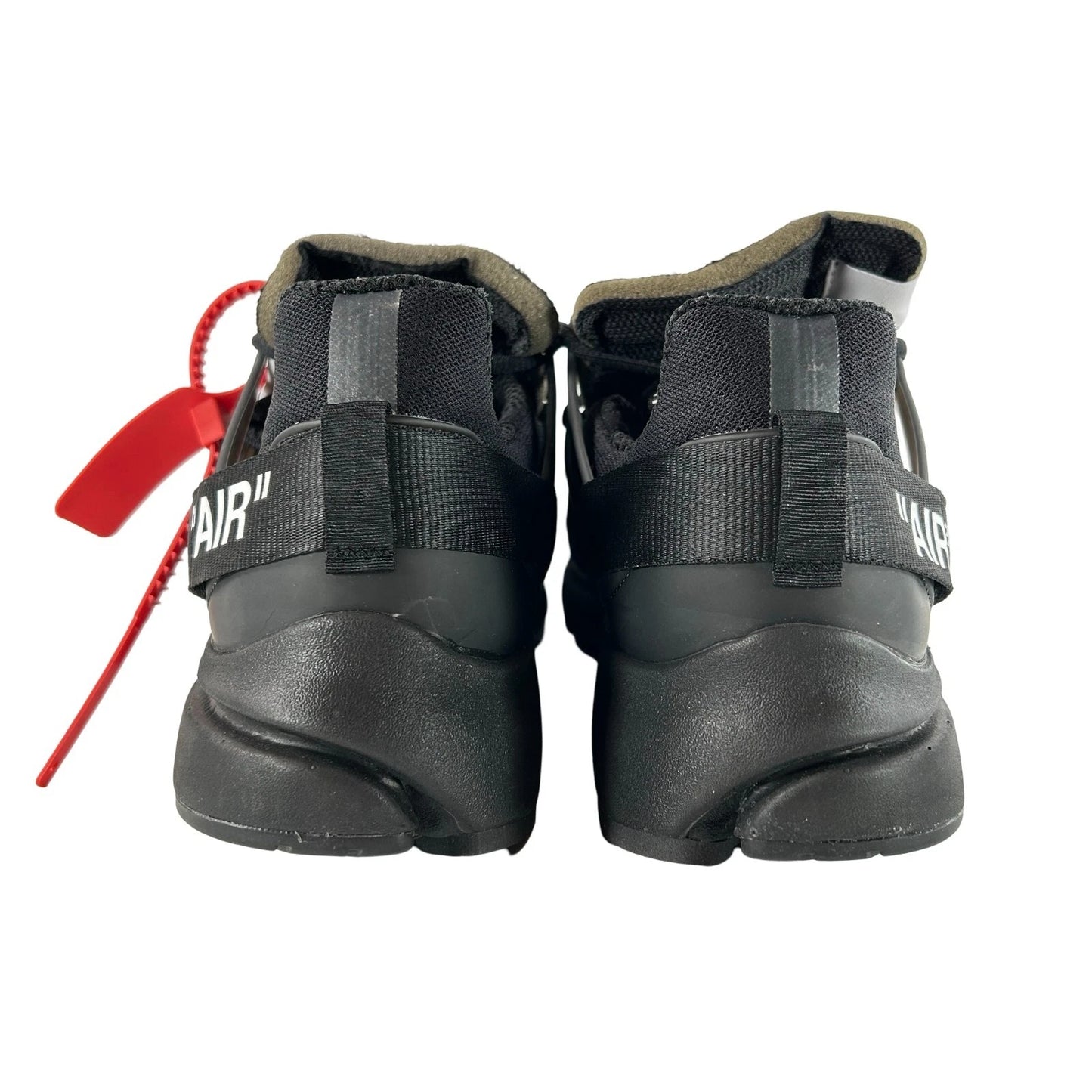 AA3830 002 Nike Air Presto Off-White Black - 13 M (Swooshes Yellowing)