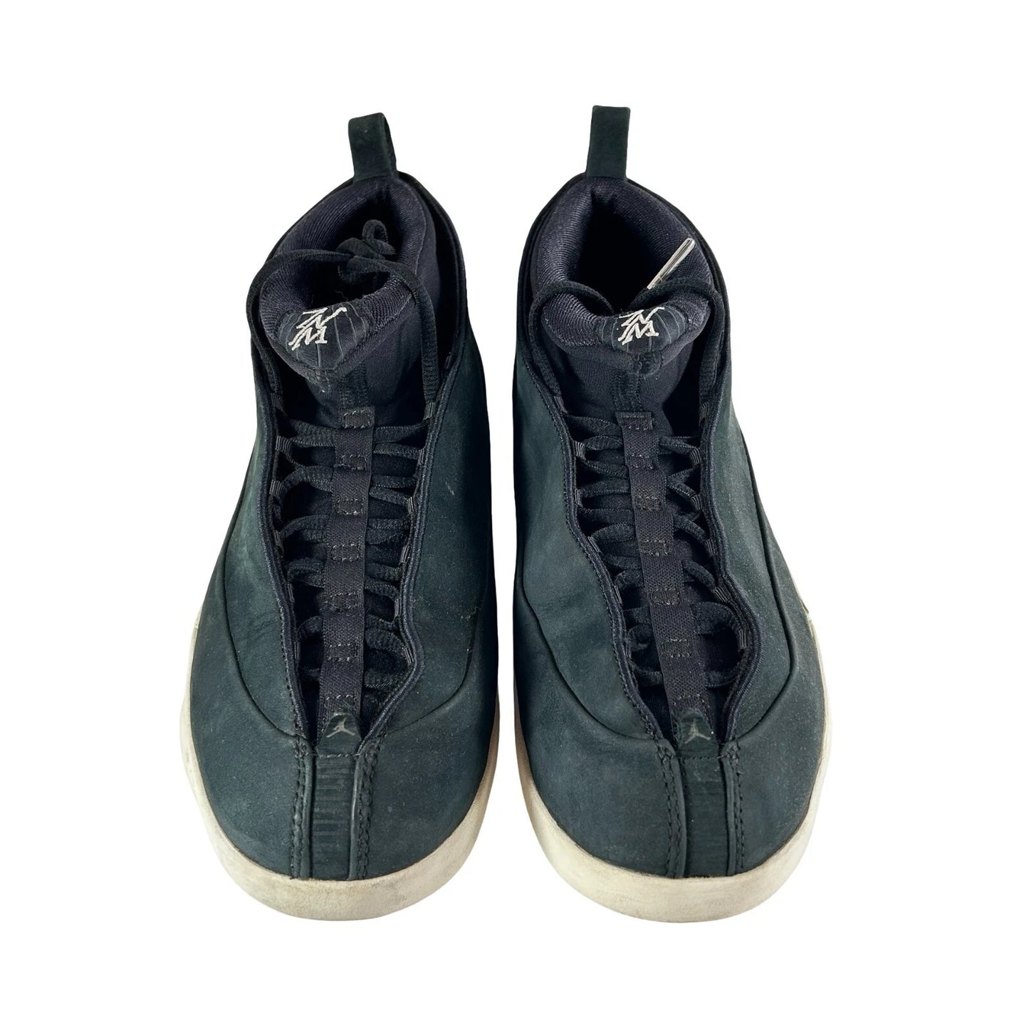 921194 011 Air Jordan 15 Retro PSNY Black Suede [USED] - 9.5 M (Used) (No Box)