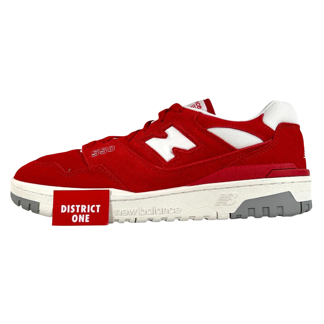 BB550VND New Balance 550 Suede Pack Team Red [USED] - 11.5 (Used)