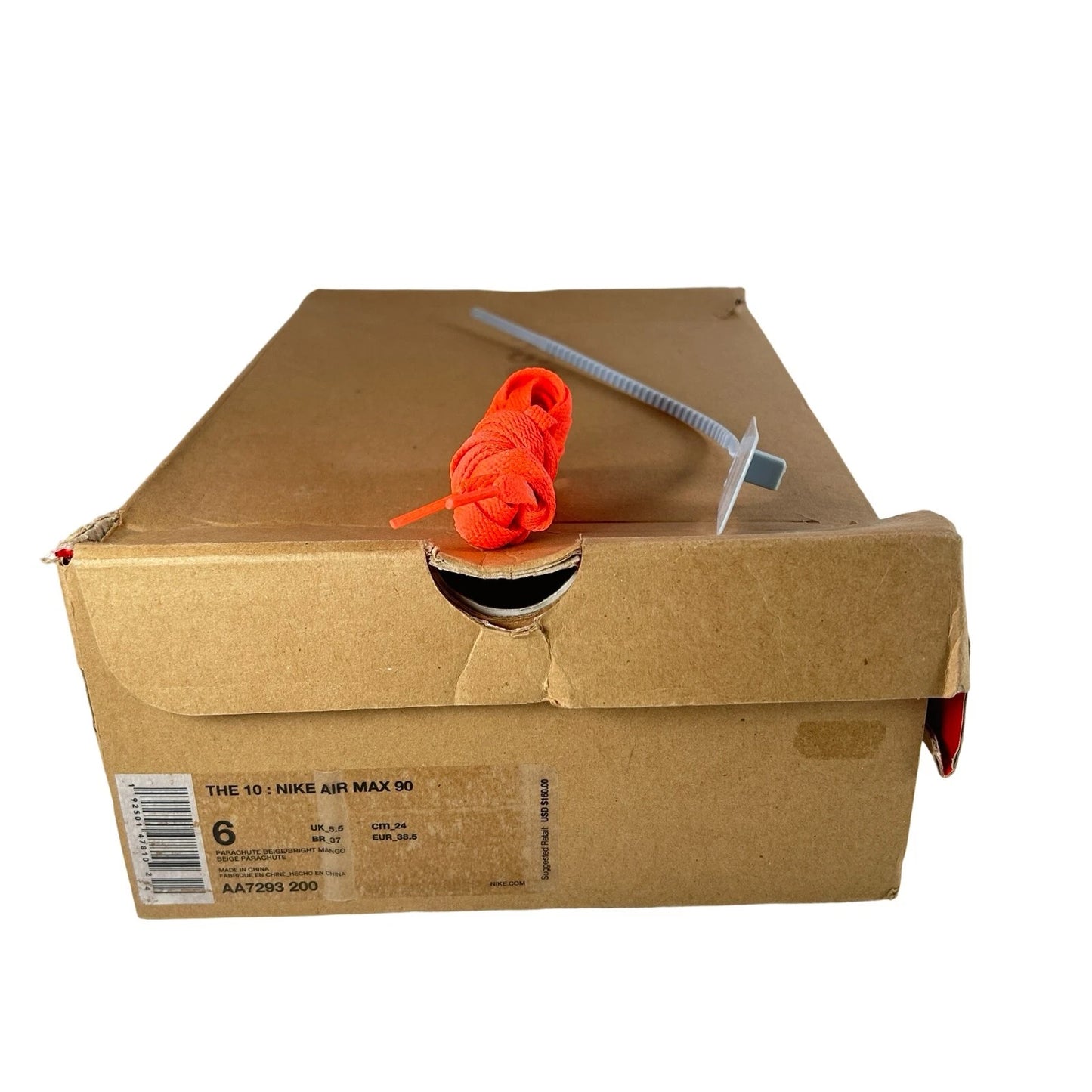 AA7293 200 Nike Air Max 90 Off-White Desert Ore [USED] - 6 M (Used)