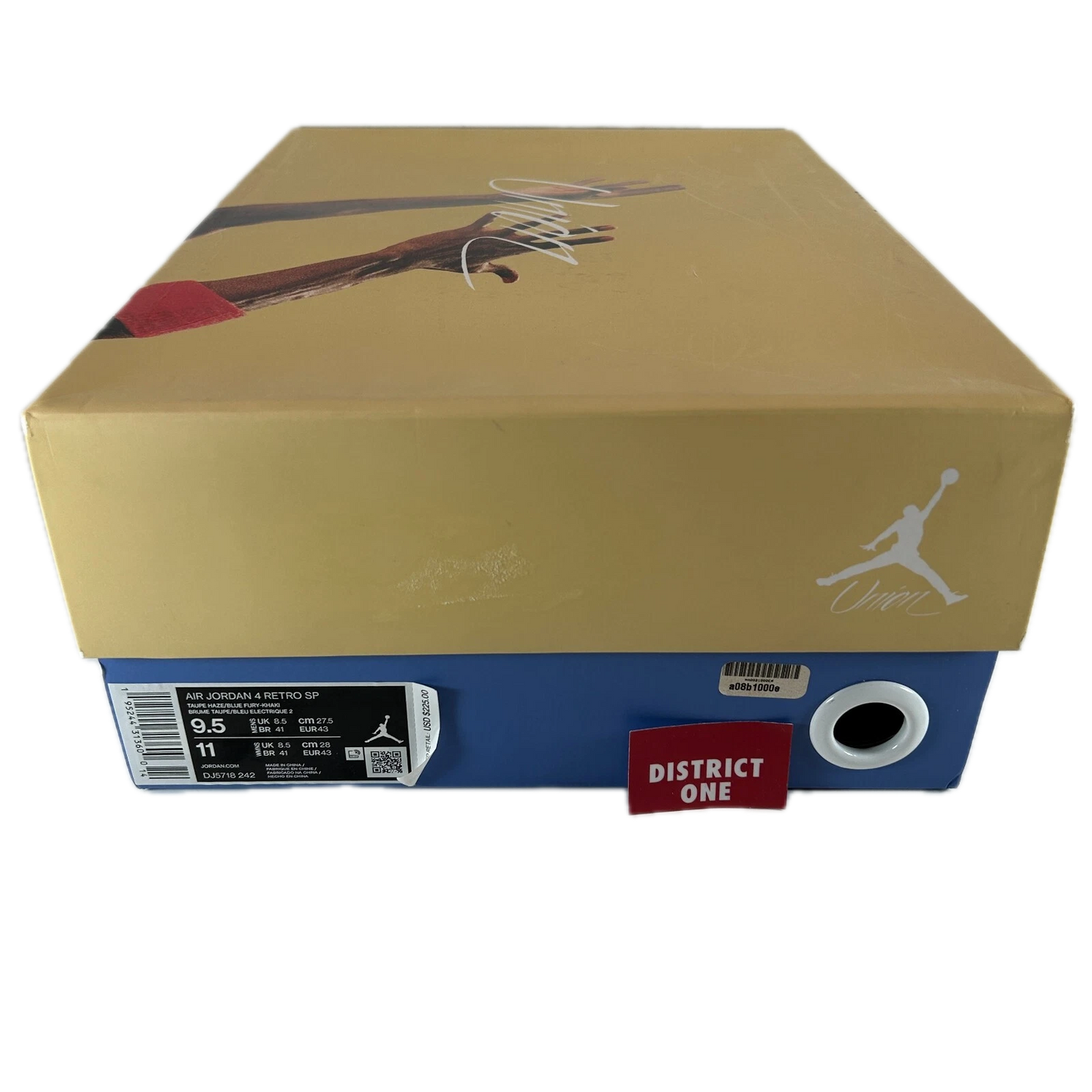 DJ5718 242 Jordan 4 Union Taupe Haze [USED] - 9.5 M (Used3)