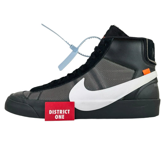 AA3832 001 Nike Blazer Off-White Black - 11.5 M (Yellowing)