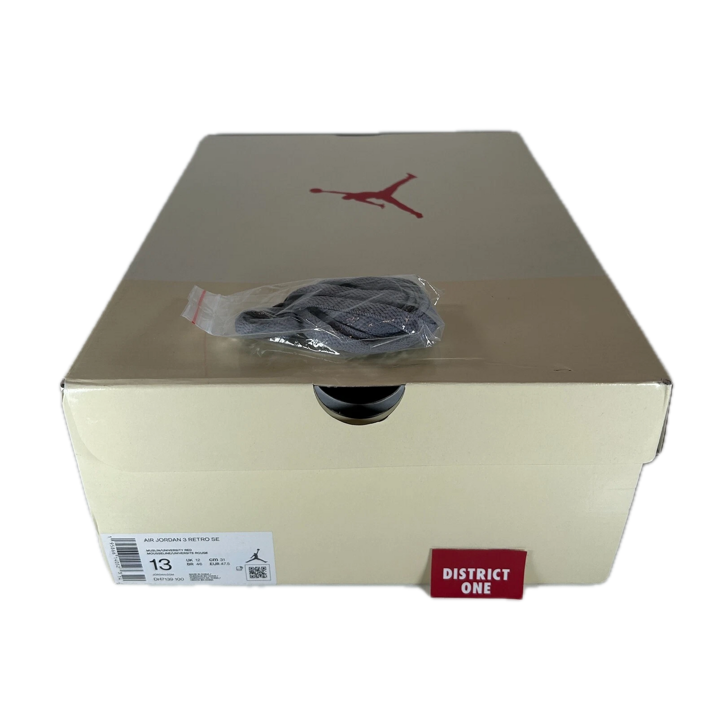 DH7139 100 Jordan 3 Retro Muslin [USED] - 13 M (VNDS)