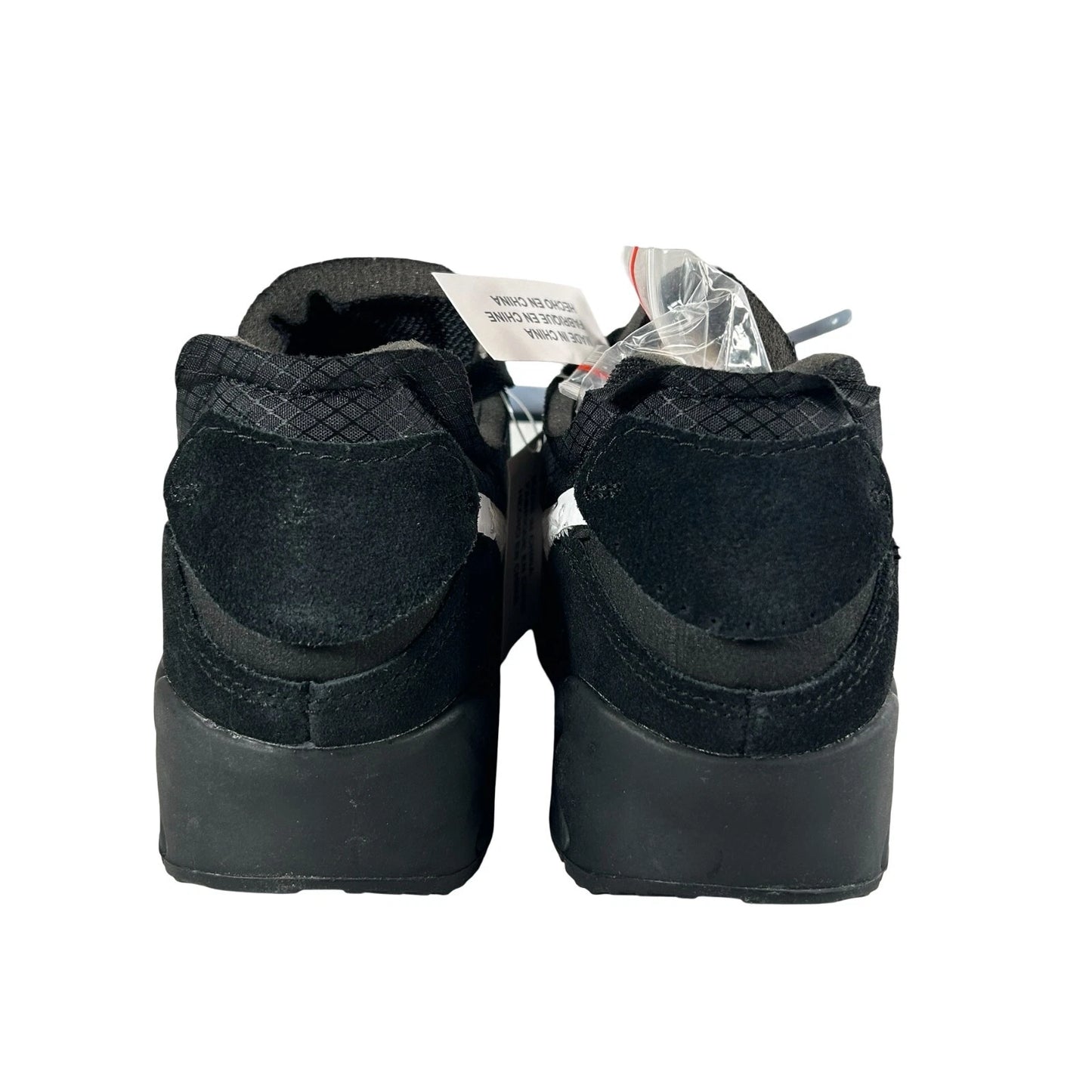 AA7293 001 Air Max 90 Off-White Black - 6 M (Swooshes Slightly Yellowing) (Damaged Box)