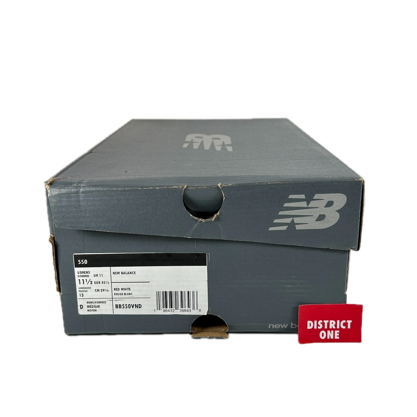 BB550VND New Balance 550 Suede Pack Team Red [USED] - 11.5 (Used)