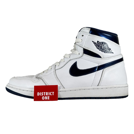 555088 106 Air Jordan 1 Retro High OG Metallic Navy 2016 [USED] - 11 (Used)
