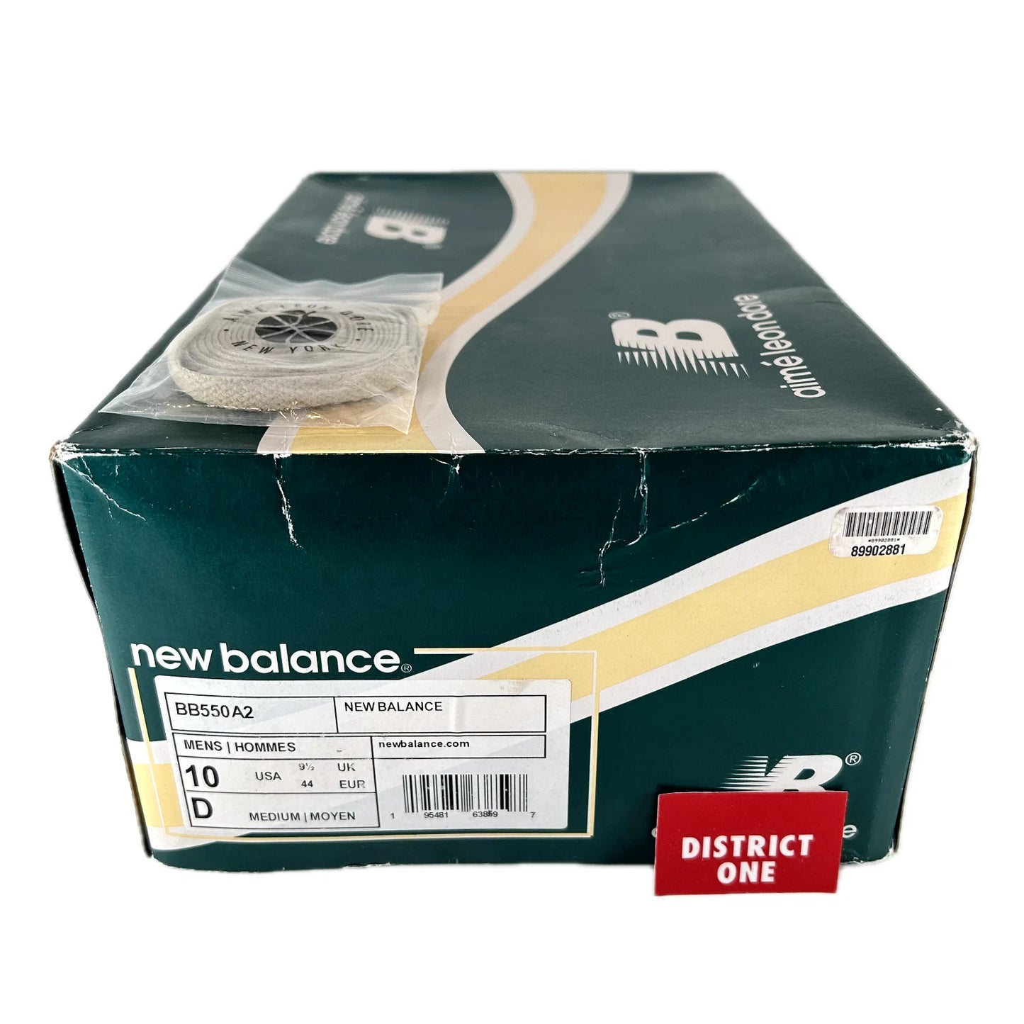 BB550A2 Aime Leon Dore New Balance 550 Natural Green [USED] - 10 M (Used)