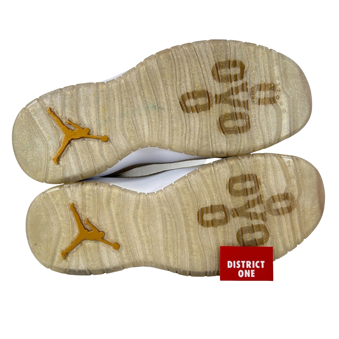 819955 100 Jordan 10 Retro Drake OVO White - 9.5 M (Soles Yellowing)