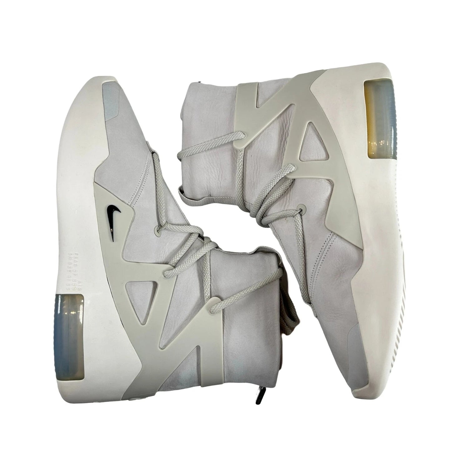 AR4237 002 Nike Air Fear Of God 1 Light Bone [CONDITIONAL] - 8 M (Soles Slightly Yellowing)