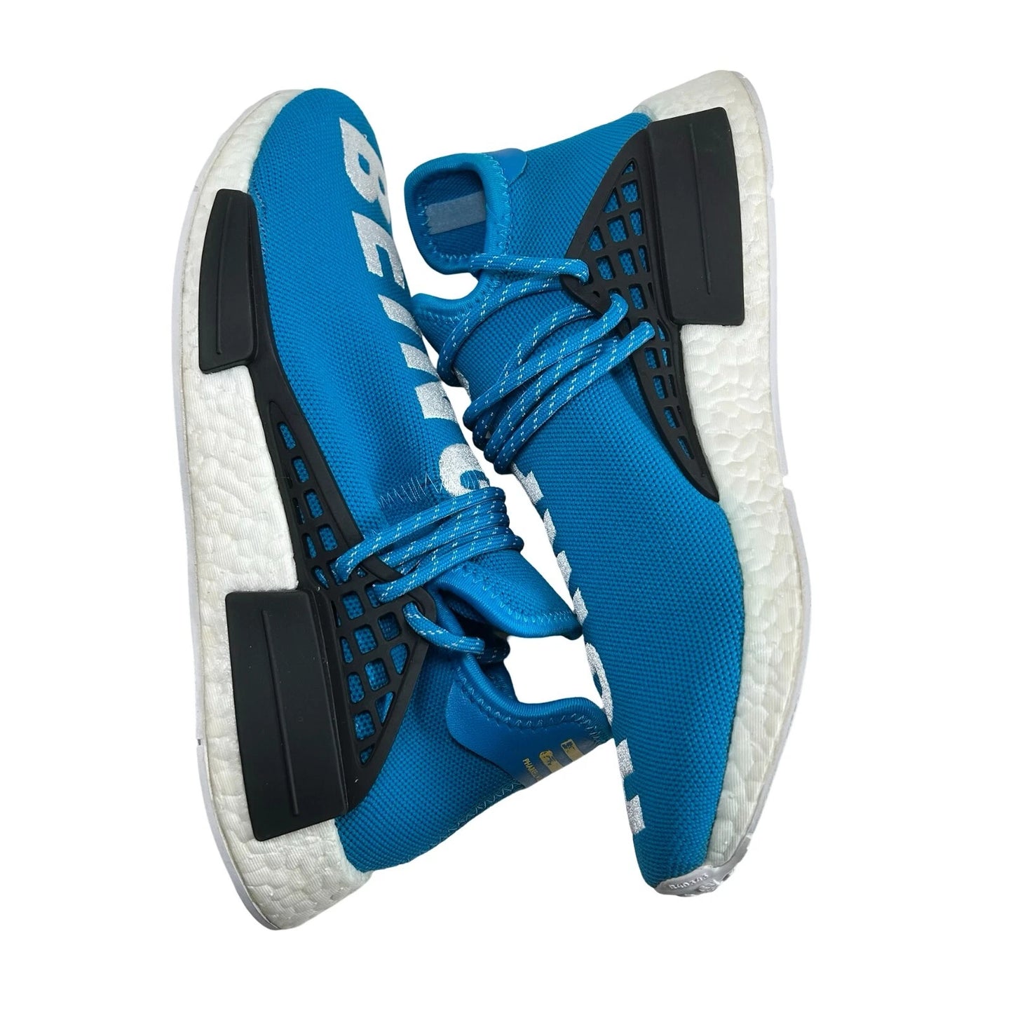 BB0618 adidas NMD HU Pharrell Human Being Sharp Blue [CONDITIONAL] - 8 M (Midsoles Yellowing)