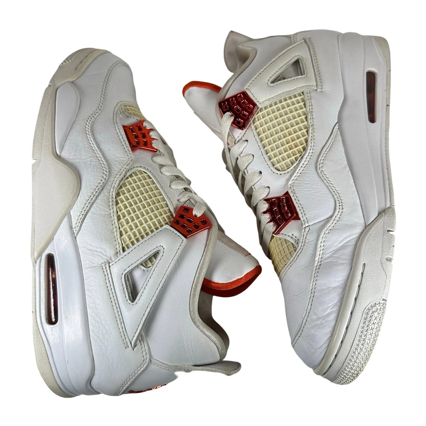 CT8527 118 Jordan 4 Retro Metallic Orange [USED] - 10 M (Used) (Replace Box)