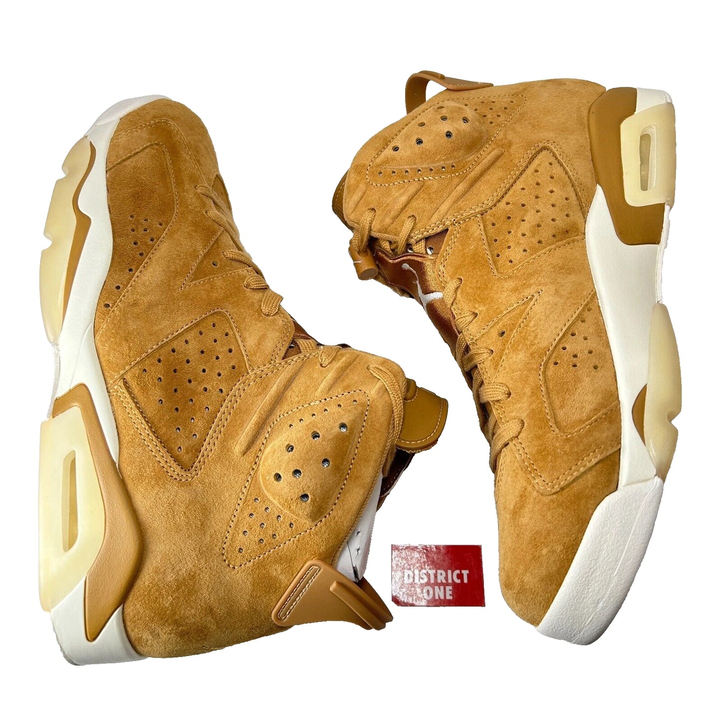 384664 705 Jordan 6 Retro Wheat - 9.5 M (Soles Yellowing)