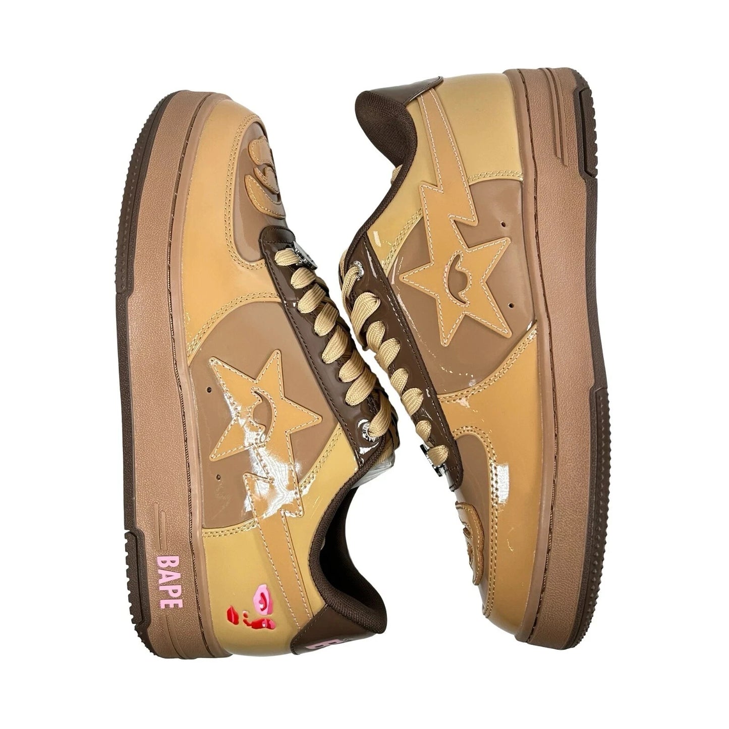1L23191912 KidSuper A Bathing Ape BAPE Sta Brown