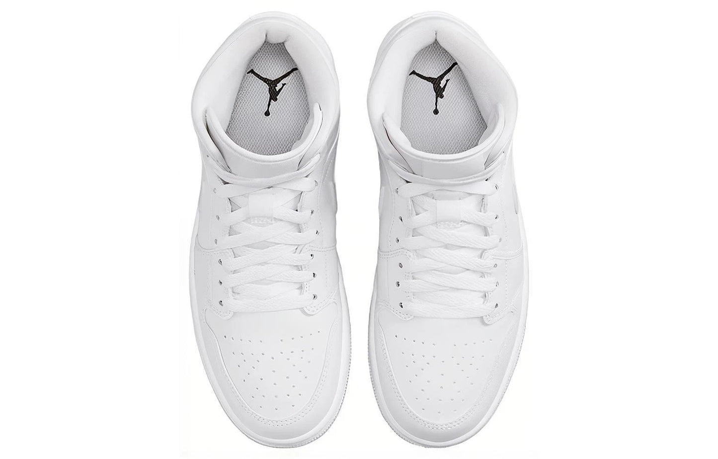 DV0991 111 Air Jordan Mid Triple White (2022) (Women's)