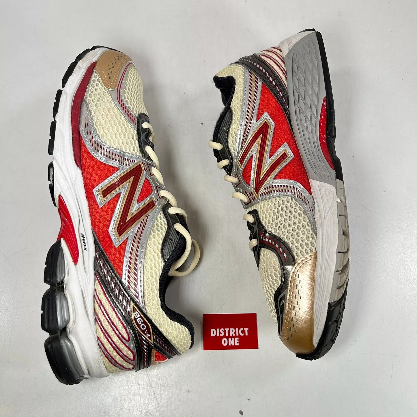 ML860AD2 New Balance 860v2 Aime Leon Dore Red [USED] - 10.5 M (Used)