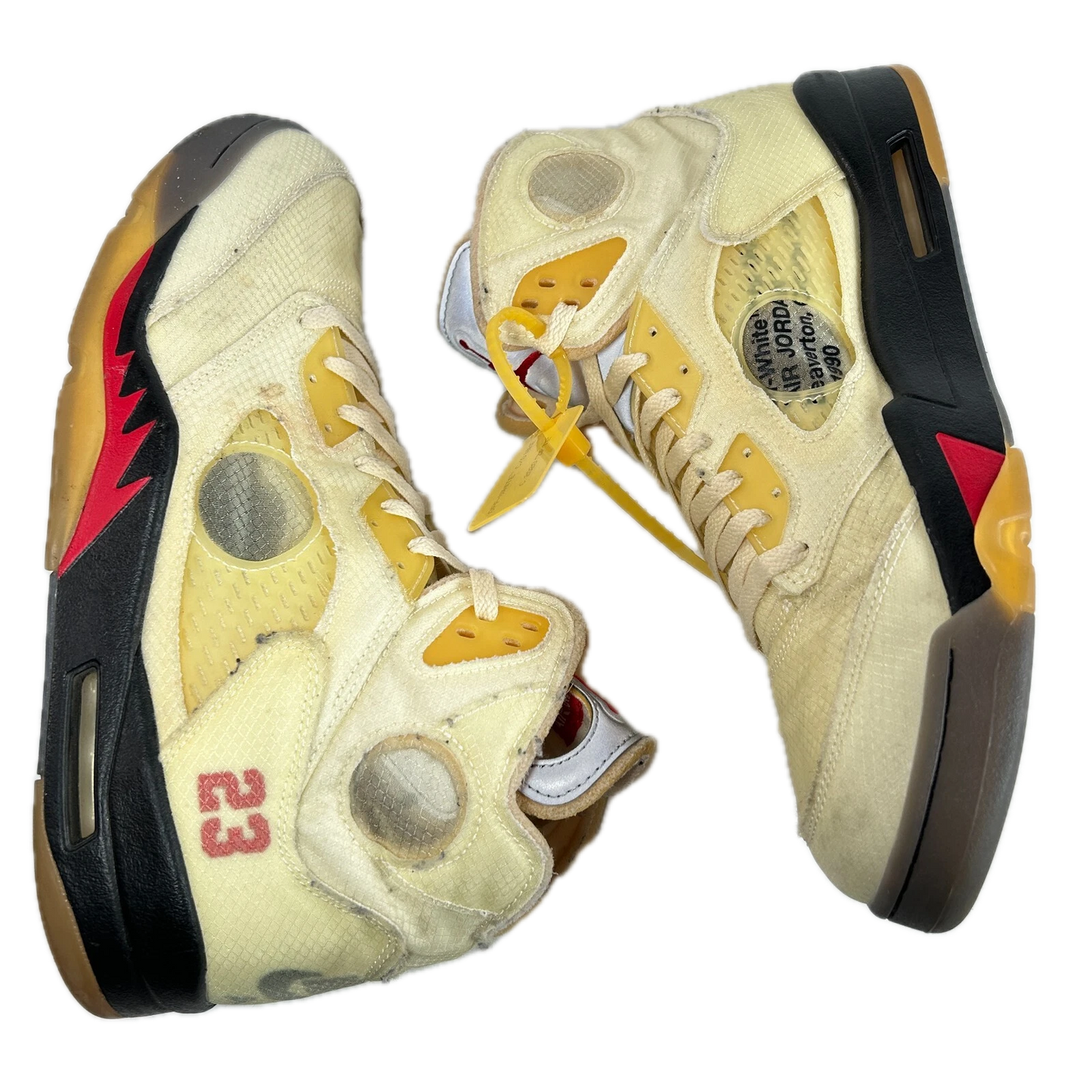 DH8565 100 Jordan 5 Off-White Sail [USED] - 14 M (Used) (No Box)