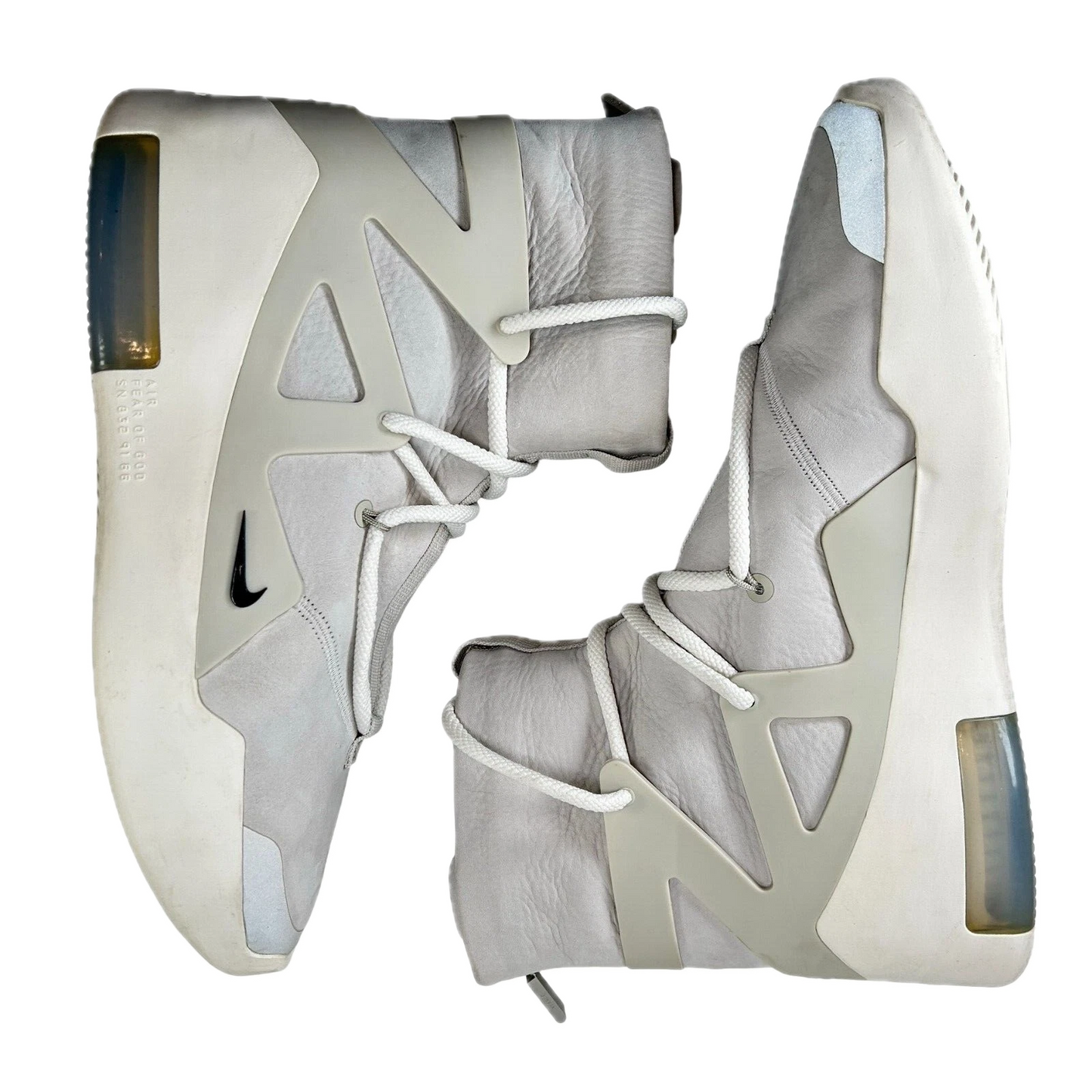 AR4237 002 Nike Air Fear Of God 1 Light Bone [USED] - 11 M (Used)