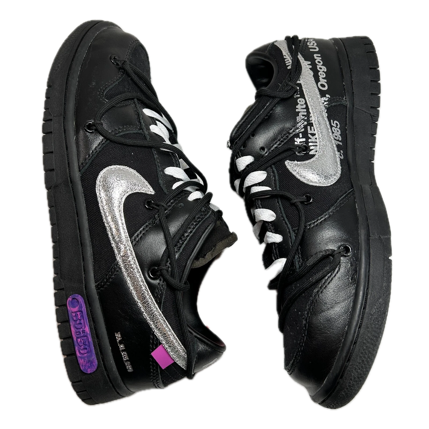 DM1602 001 Nike Dunk Low Off-White Lot 50 [USED] - 8 M (Used)
