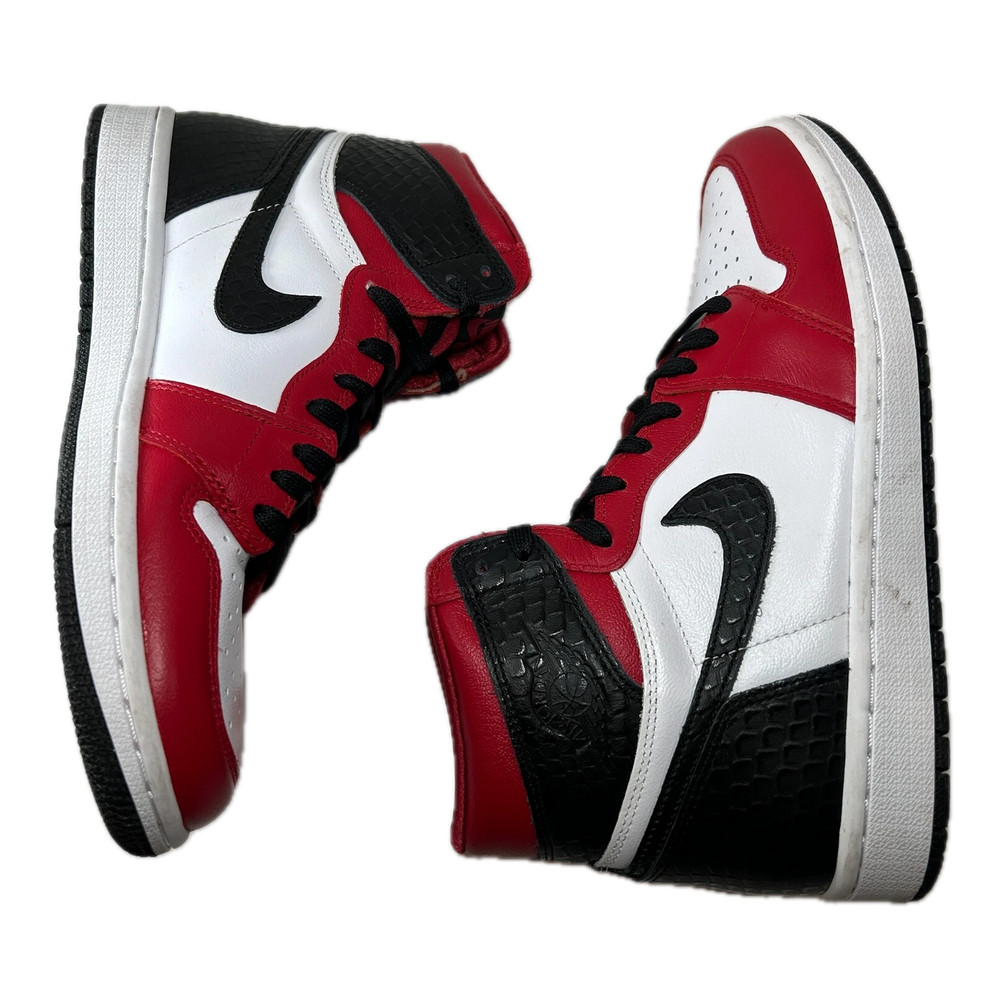 CD0461 601 Jordan 1 Retro High Satin Snake Chicago (Women's) [USED] - 8.5 W (Used) (Replace Box)