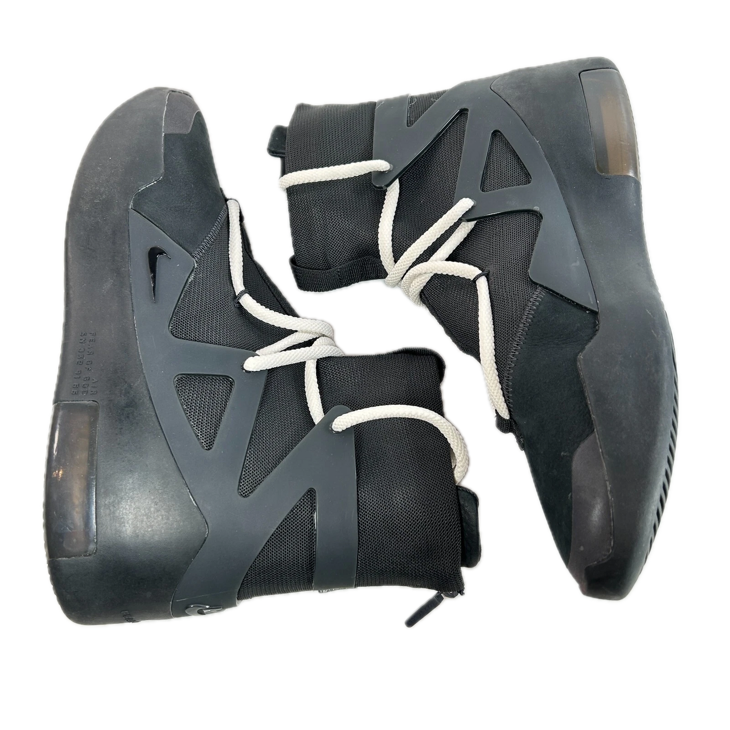 AR4237 005 Nike Air Fear of God 1 Triple Black [USED] - 9.5 M (Used2)