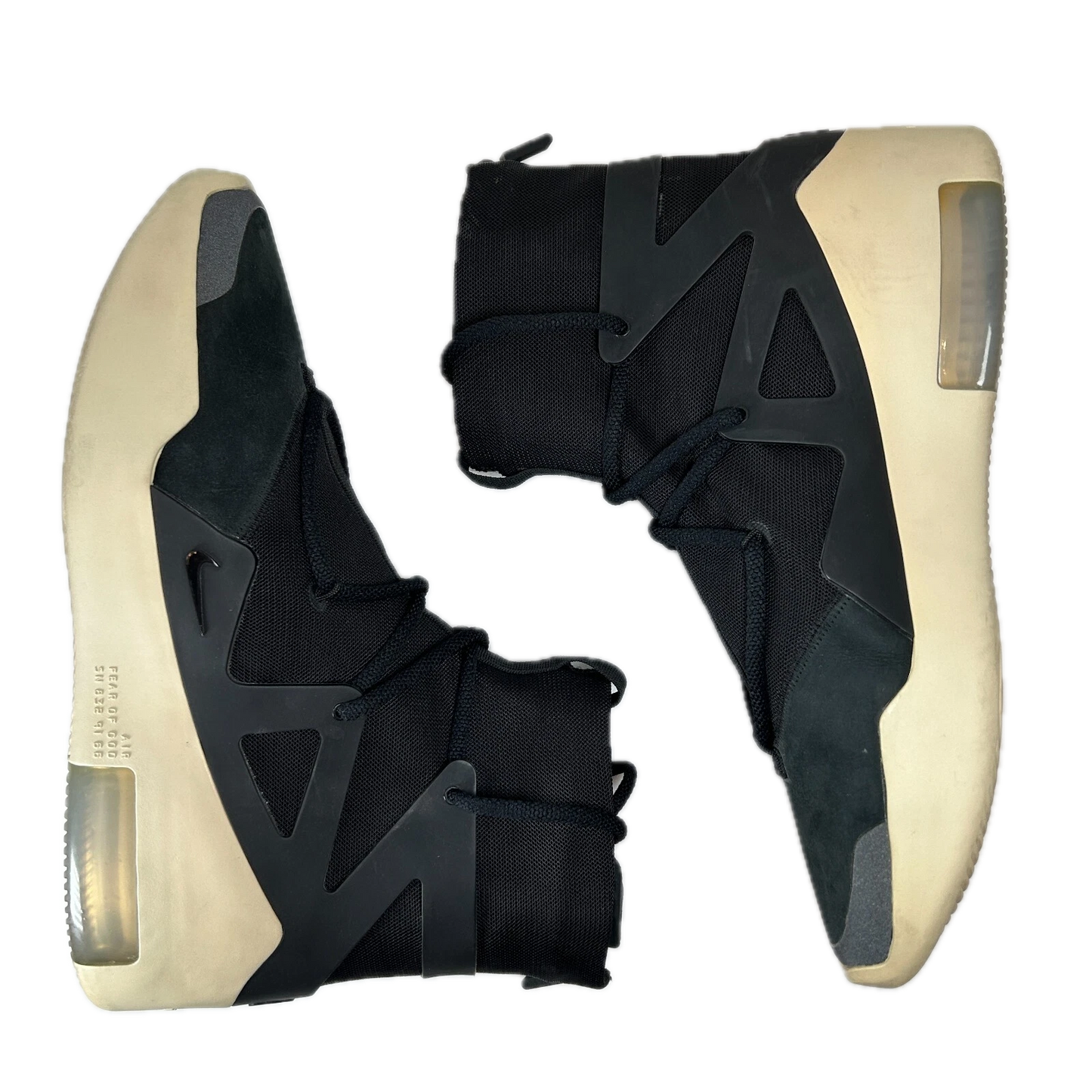 AR4237 001 Nike Air Fear Of God 1 Black [USED] - 11 M (Used)