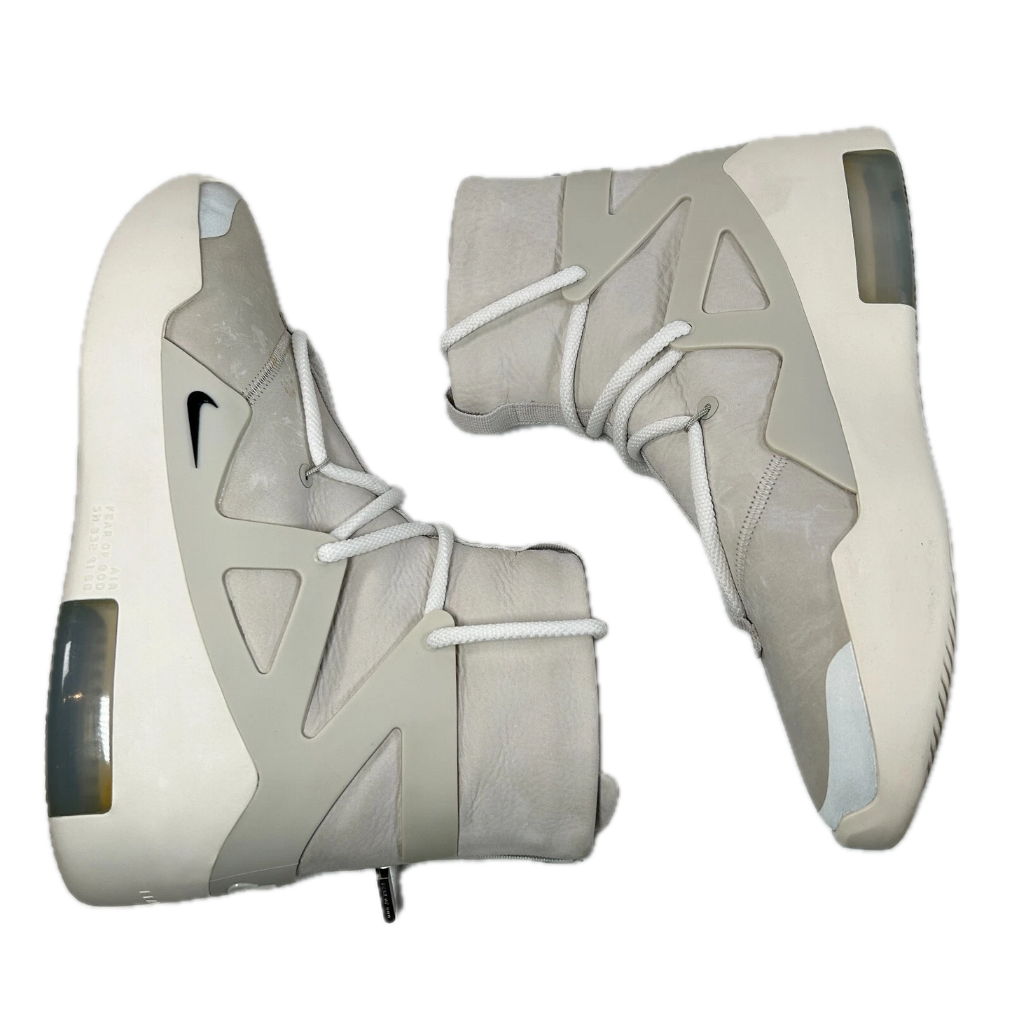 AR4237 002 Nike Air Fear Of God 1 Light Bone [USED] - 10 M (Used)