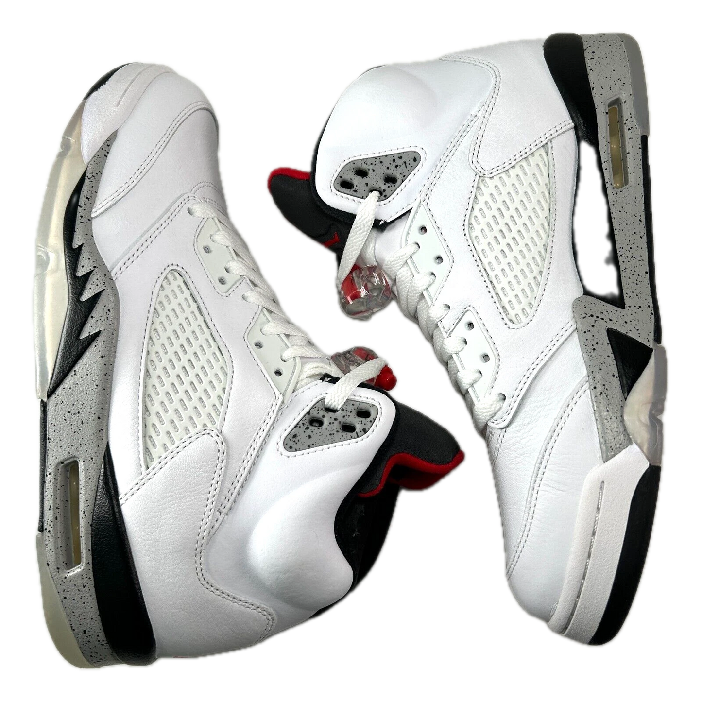 136027 104 Jordan 5 Retro White Cement [CONDITIONAL] - 9.5 M (Yellowing)
